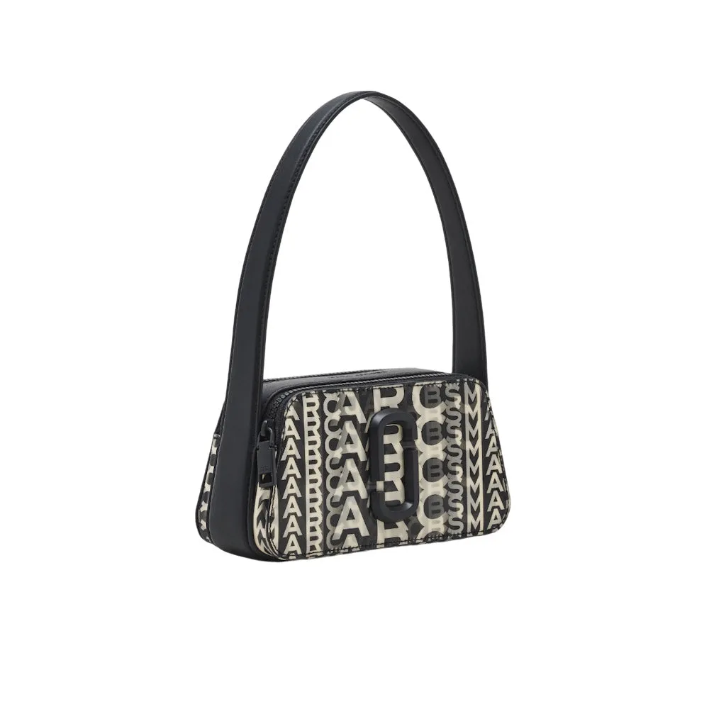 THE MONOGRAM SLINGSHOT FAUX-LEATHER SHOULDER BAG