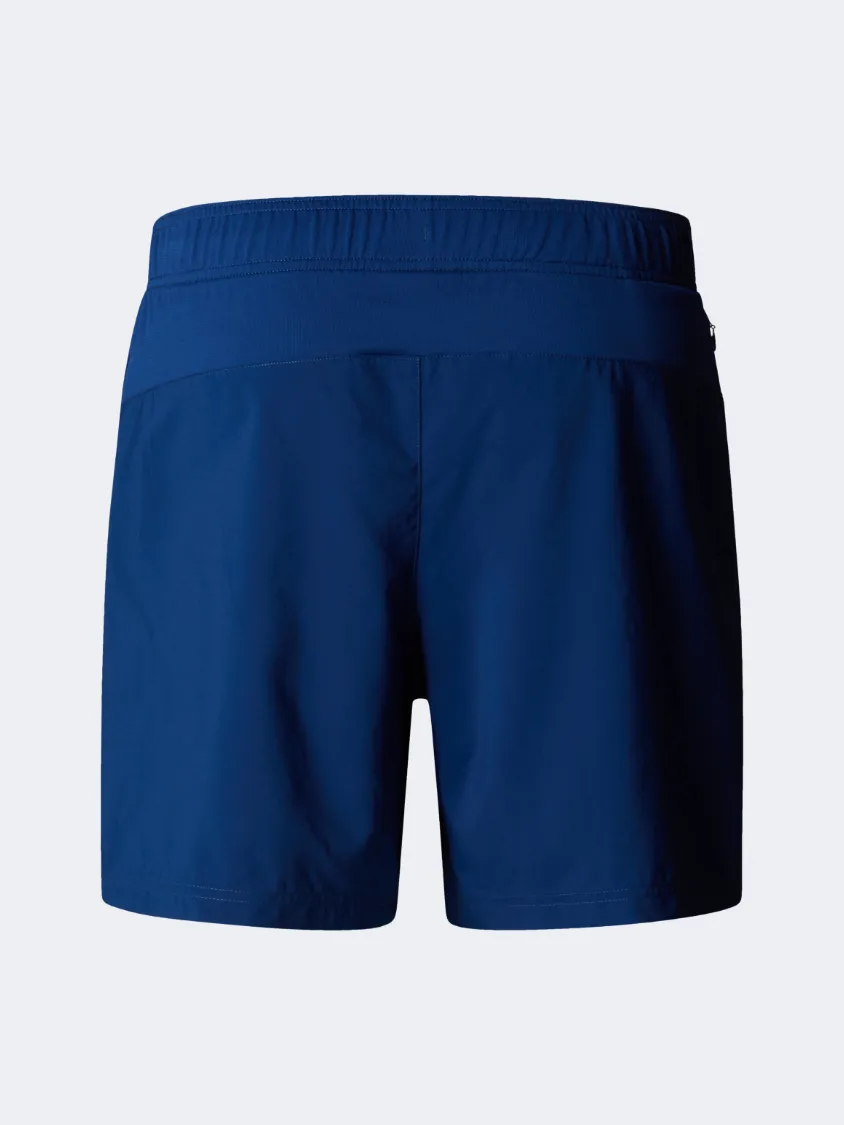 The North Face 24/7 7 Inch Graphic Men Hiking Short Estate Blue