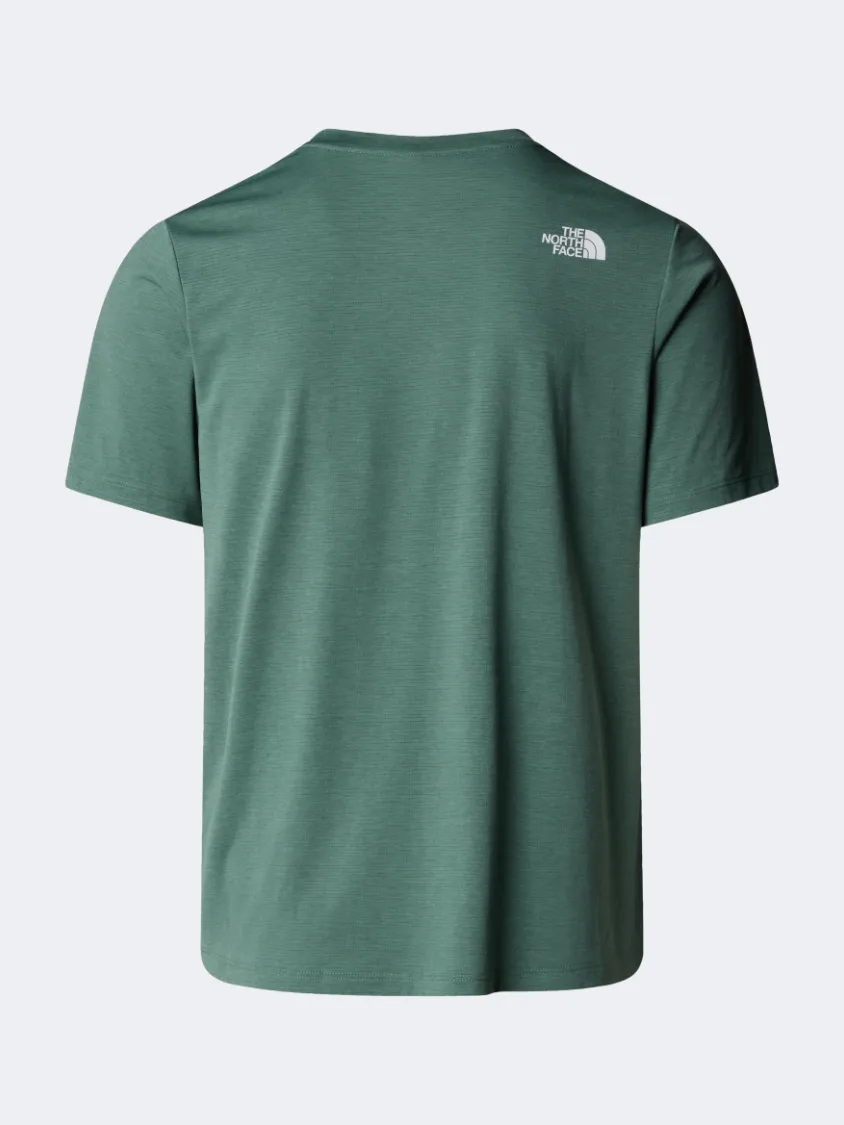The North Face 24/7 Mountain Athletics Graphic Men Hiking T-Shirt Duck Green Heather