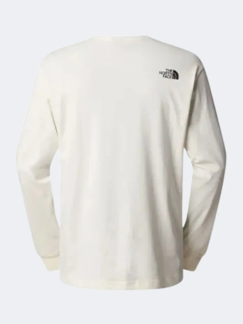 The North Face Varsity Graphic Men Lifestyle Long Sleeve White Dune