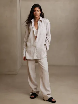 The Oversized Linen Shirt Banana Republic