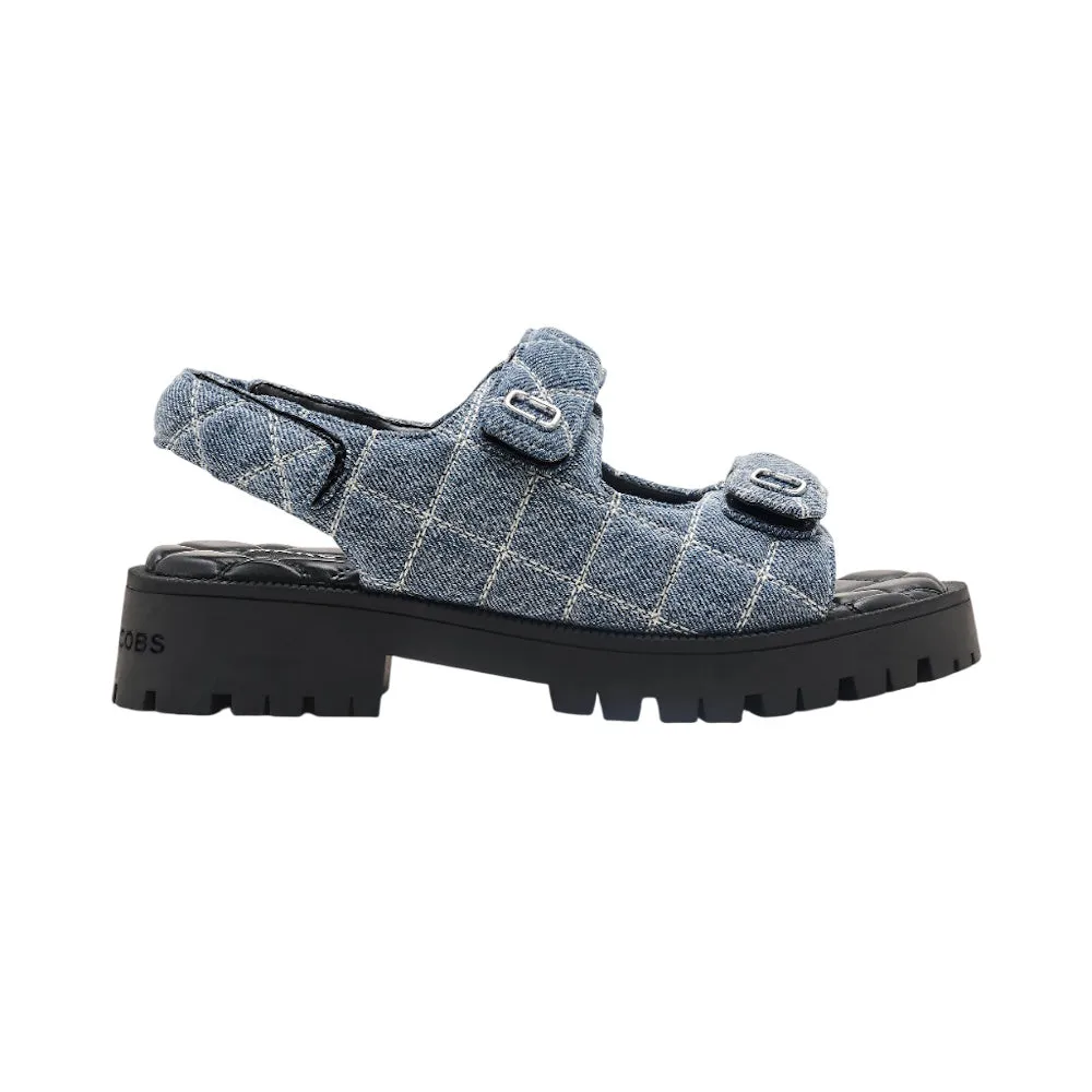 THE QUILTED DENIM SUNNY SANDAL