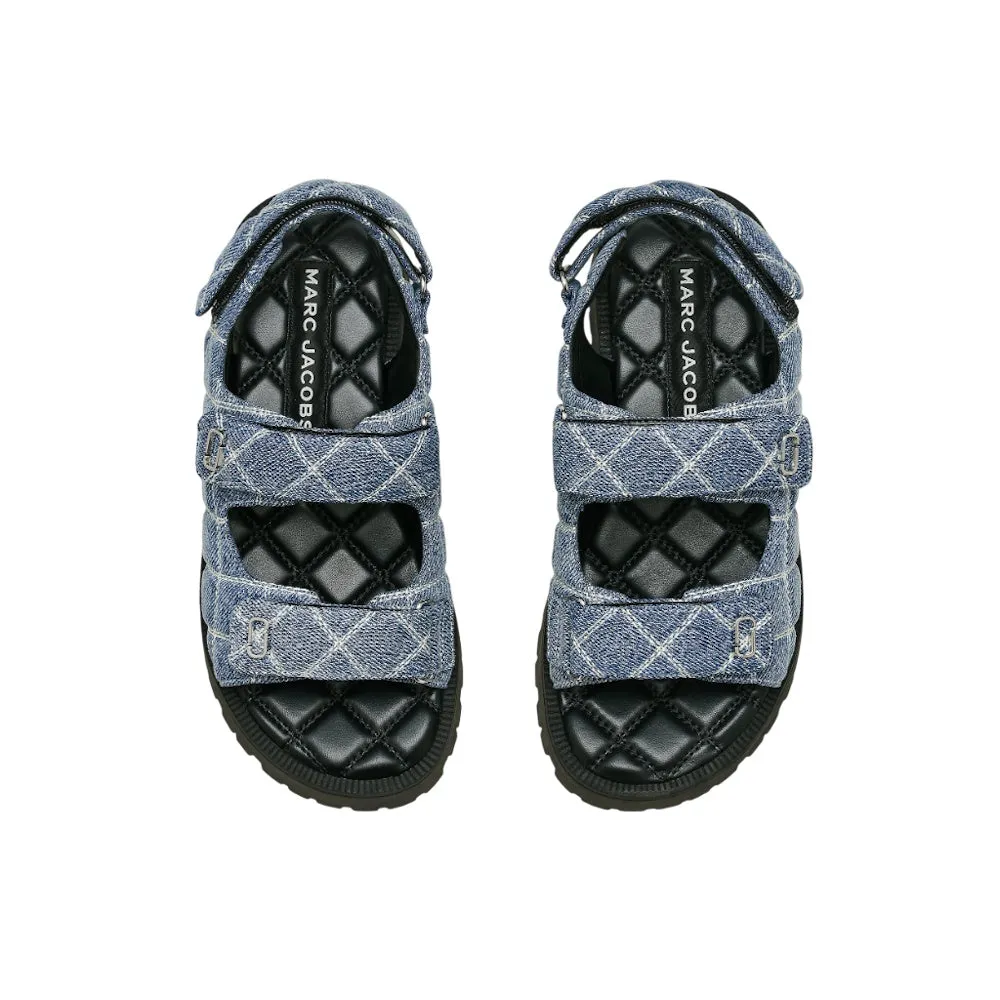 THE QUILTED DENIM SUNNY SANDAL