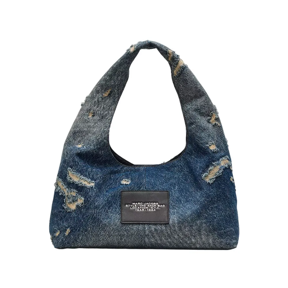 THE RIP AND REPAIR DENIM SACK BAG
