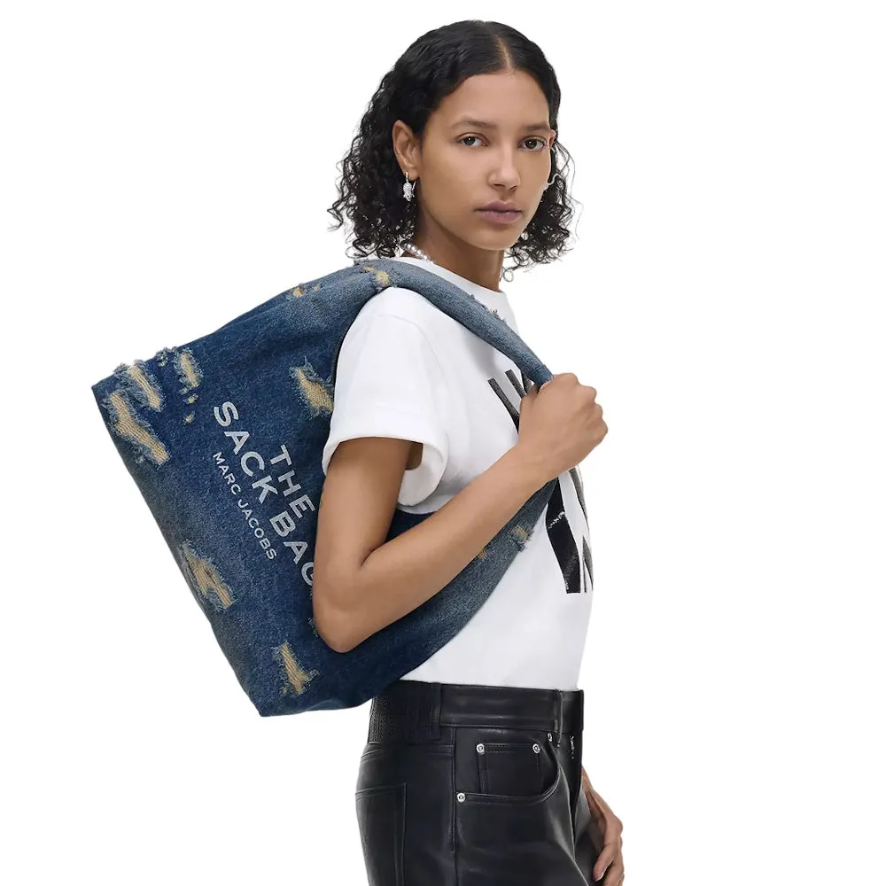 THE RIP AND REPAIR DENIM SACK BAG