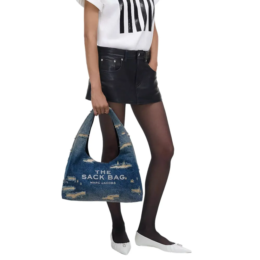 THE RIP AND REPAIR DENIM SACK BAG