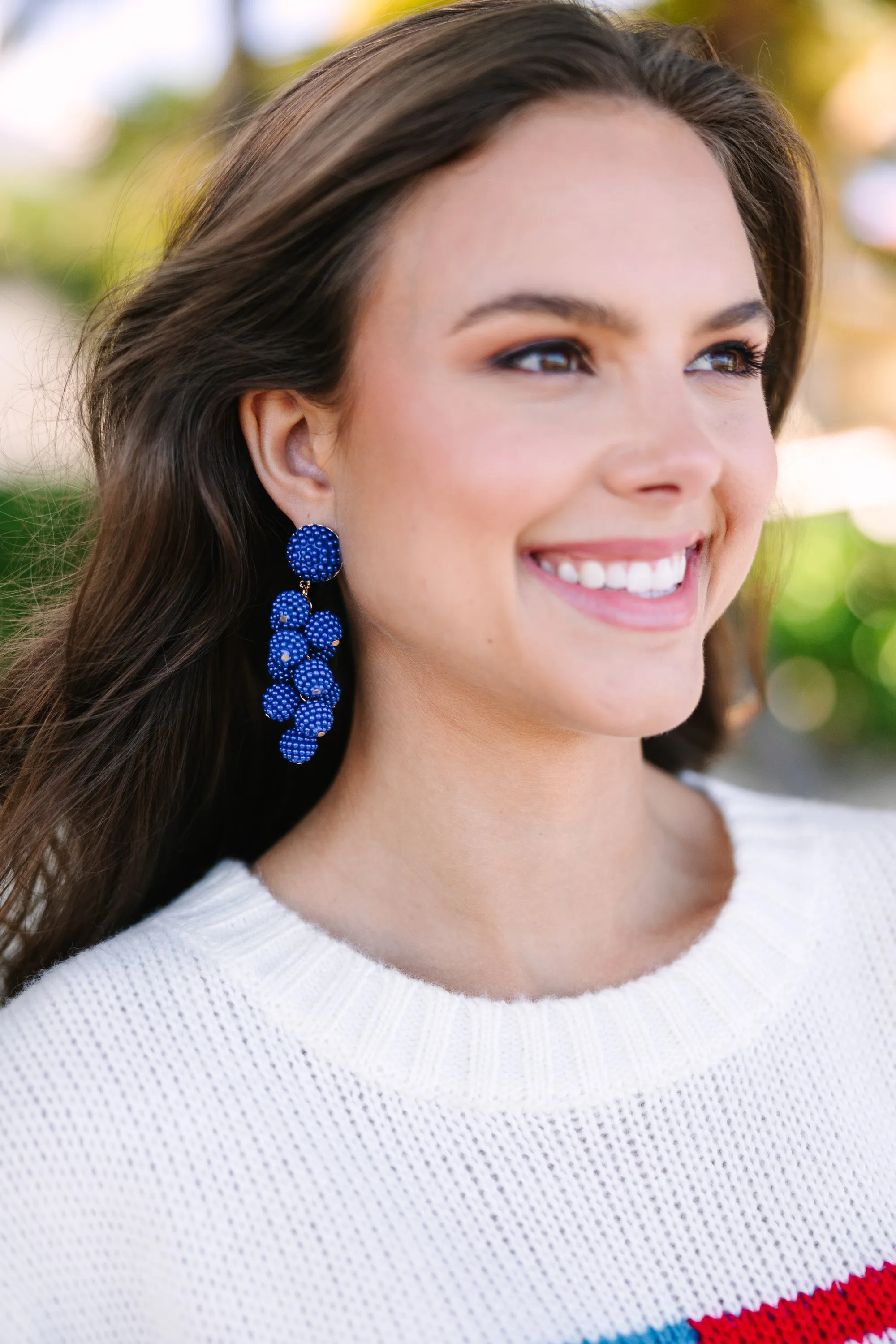 The Shannon Blue Earrings