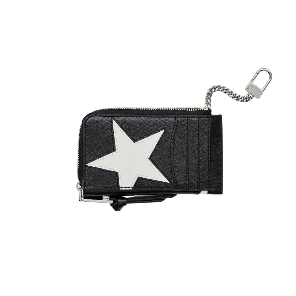 THE STAR PATCHWORK TOP ZIP MULTI WALLET