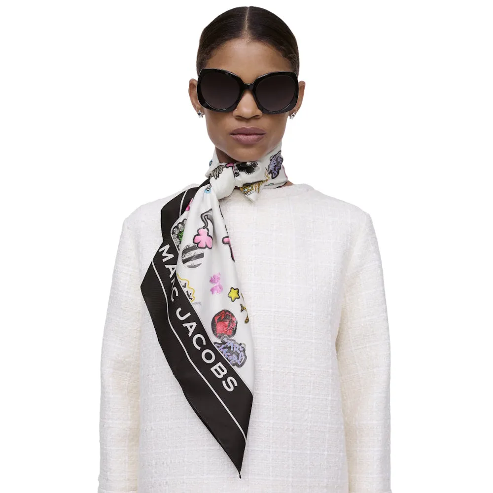 THE STICKER PRINT SCARF