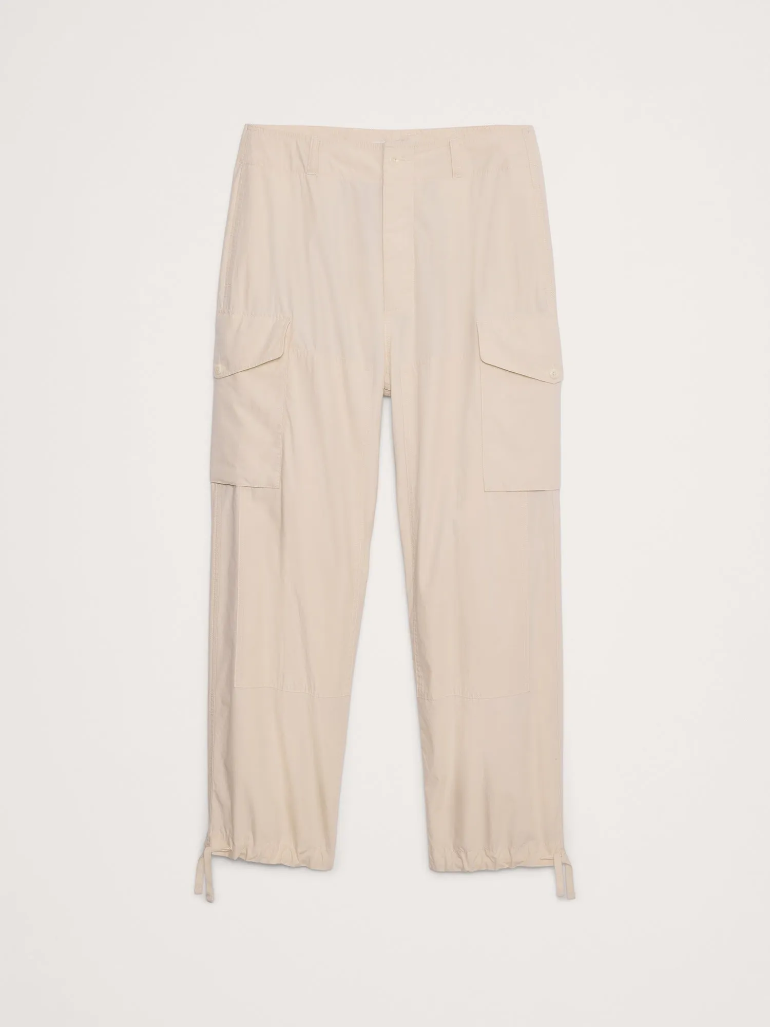 The White Lotus Relaxed Poplin Cargo Pants Banana Republic