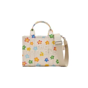 THE WILD DAISY CANVAS SMALL TOTE BAG