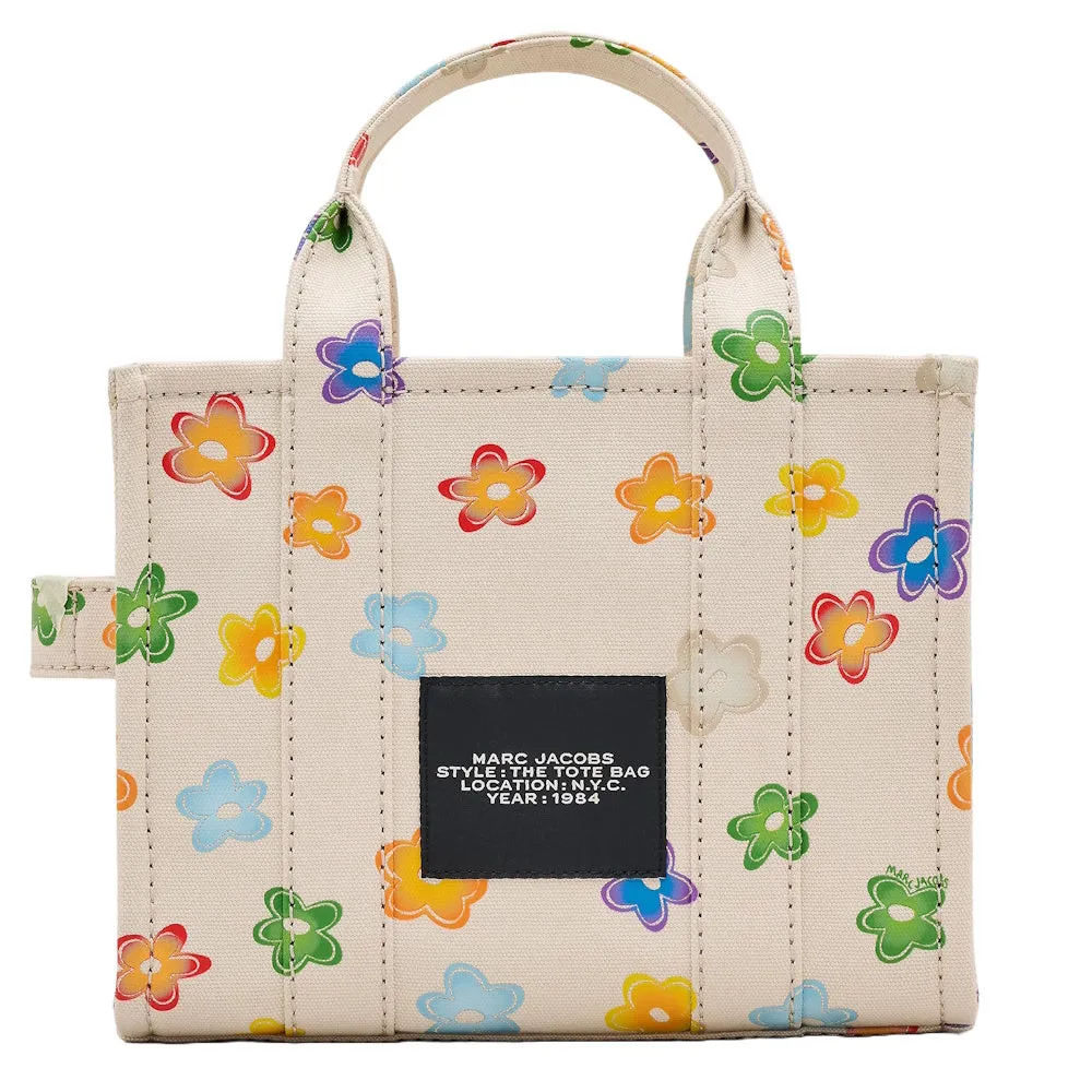 THE WILD DAISY CANVAS SMALL TOTE BAG