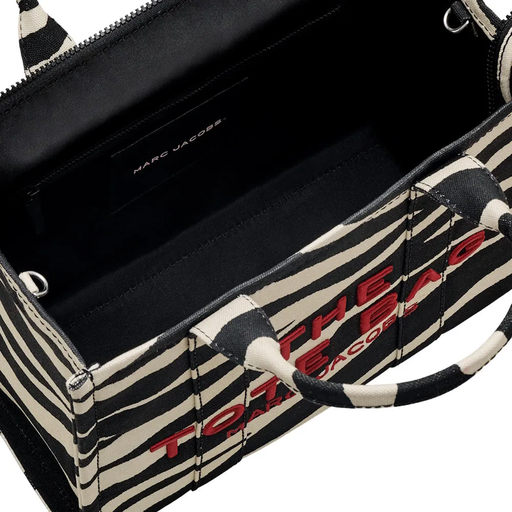 THE ZEBRA CANVAS MEDIUM TOTE BAG