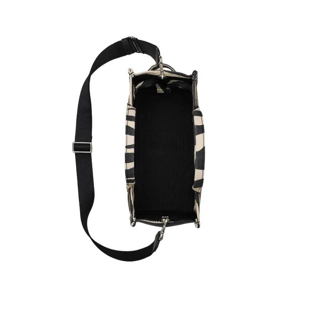 THE ZEBRA CANVAS MEDIUM TOTE BAG