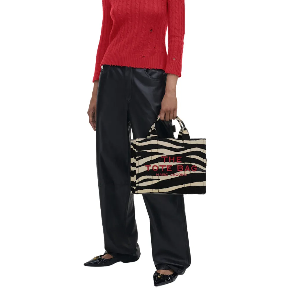 THE ZEBRA CANVAS MEDIUM TOTE BAG