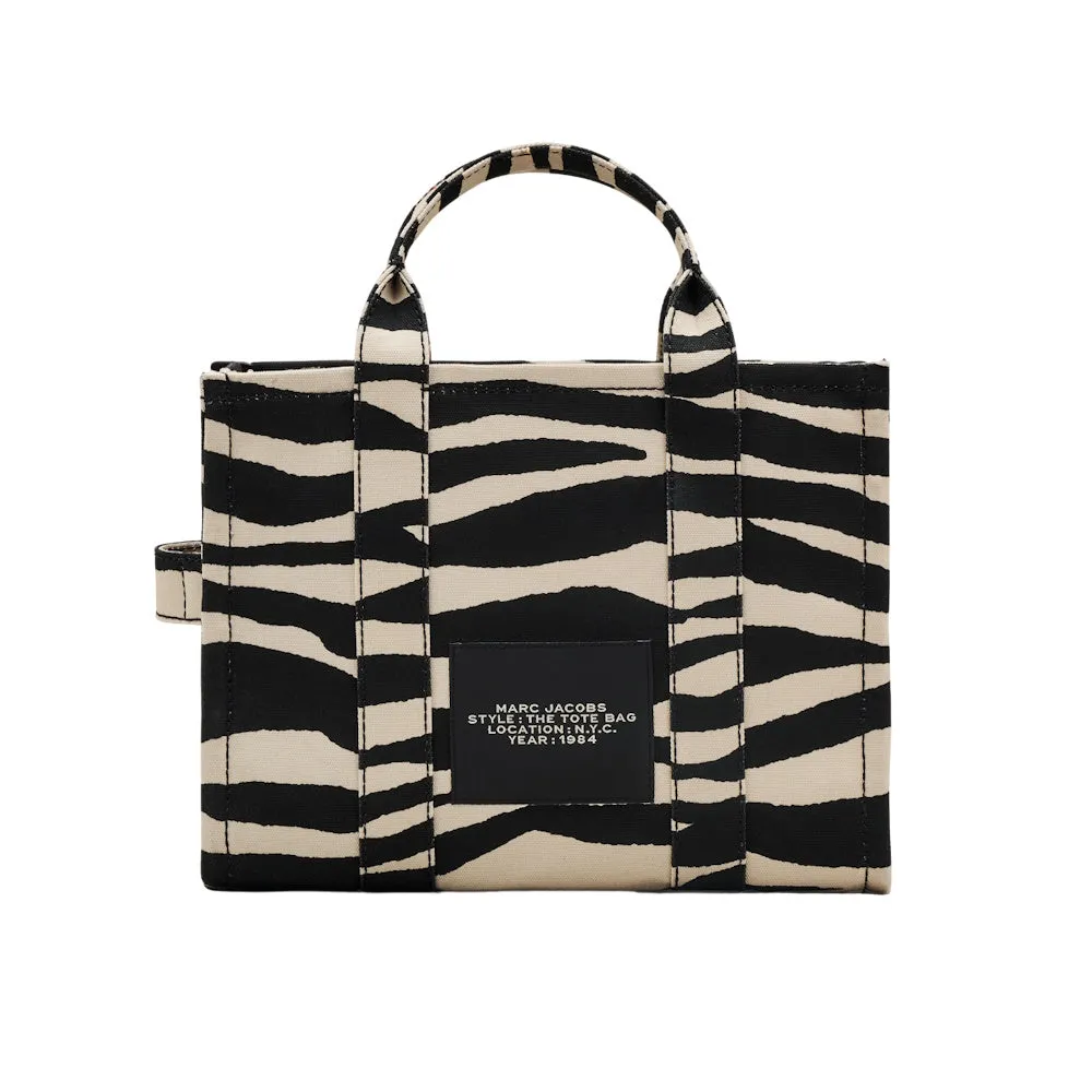 THE ZEBRA CANVAS MEDIUM TOTE BAG