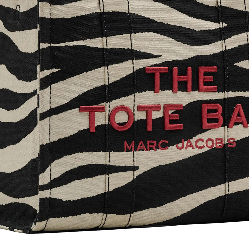 THE ZEBRA CANVAS MEDIUM TOTE BAG