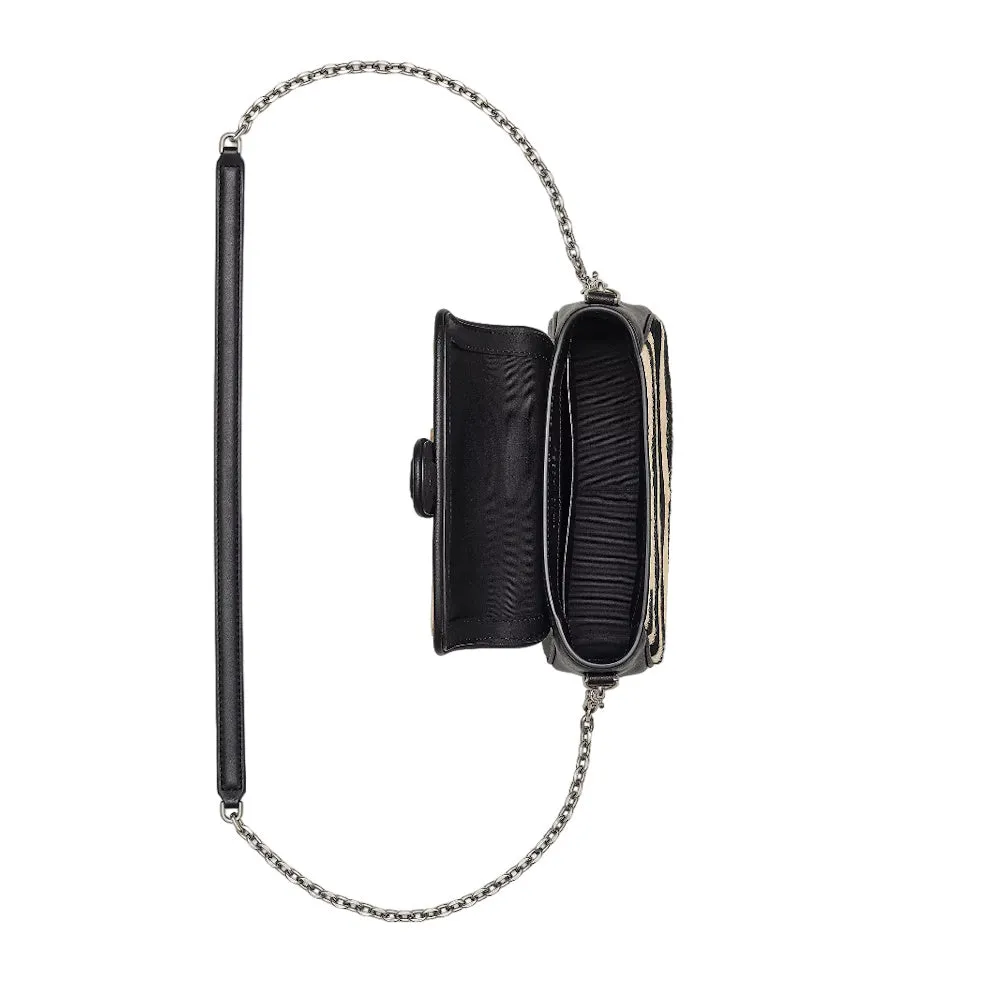 THE ZEBRA HAIRCALF CLOVER SHOULDER BAG