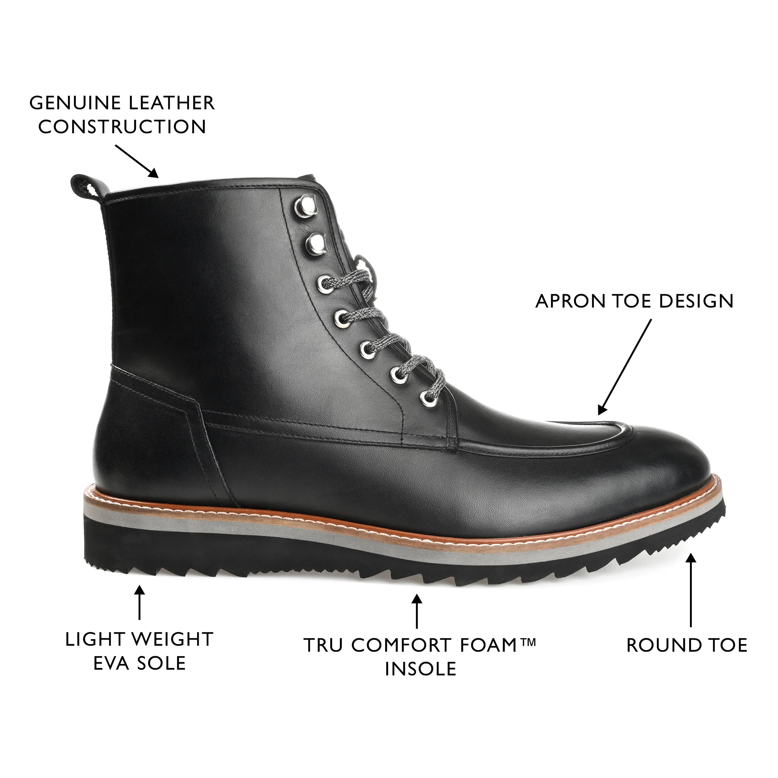 Thomas & Vine Mitchell Moc Toe Ankle Boot