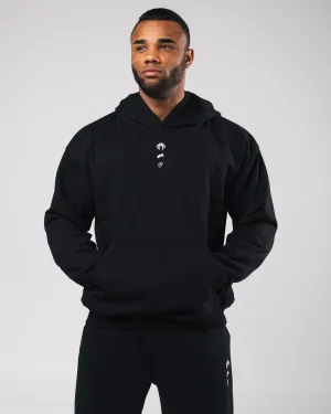 Three Pillar Heavyweight Hoodie - Black Alphalete Athletics