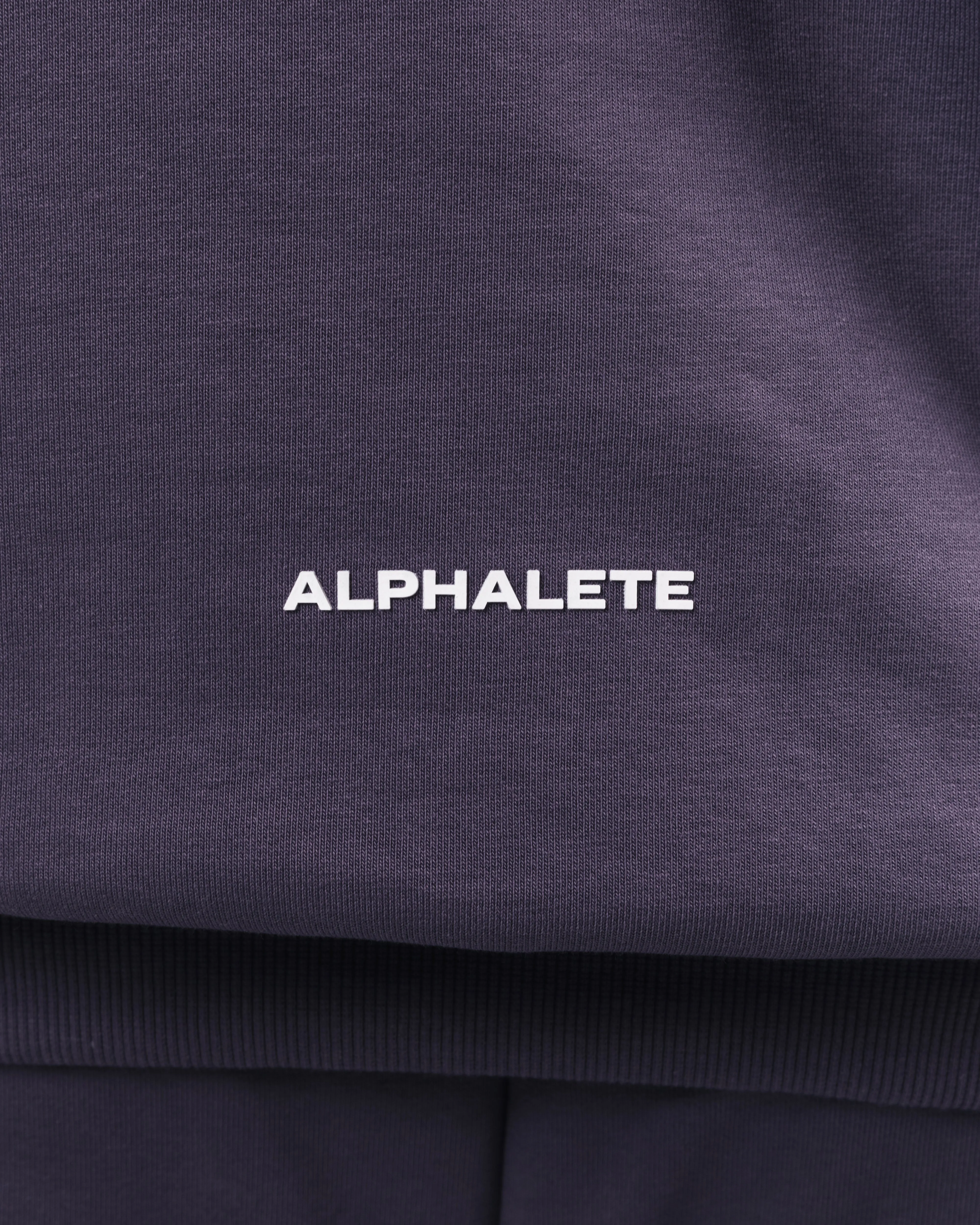 Three Pillar Heavyweight Hoodie - Muted Purple Alphalete Athletics