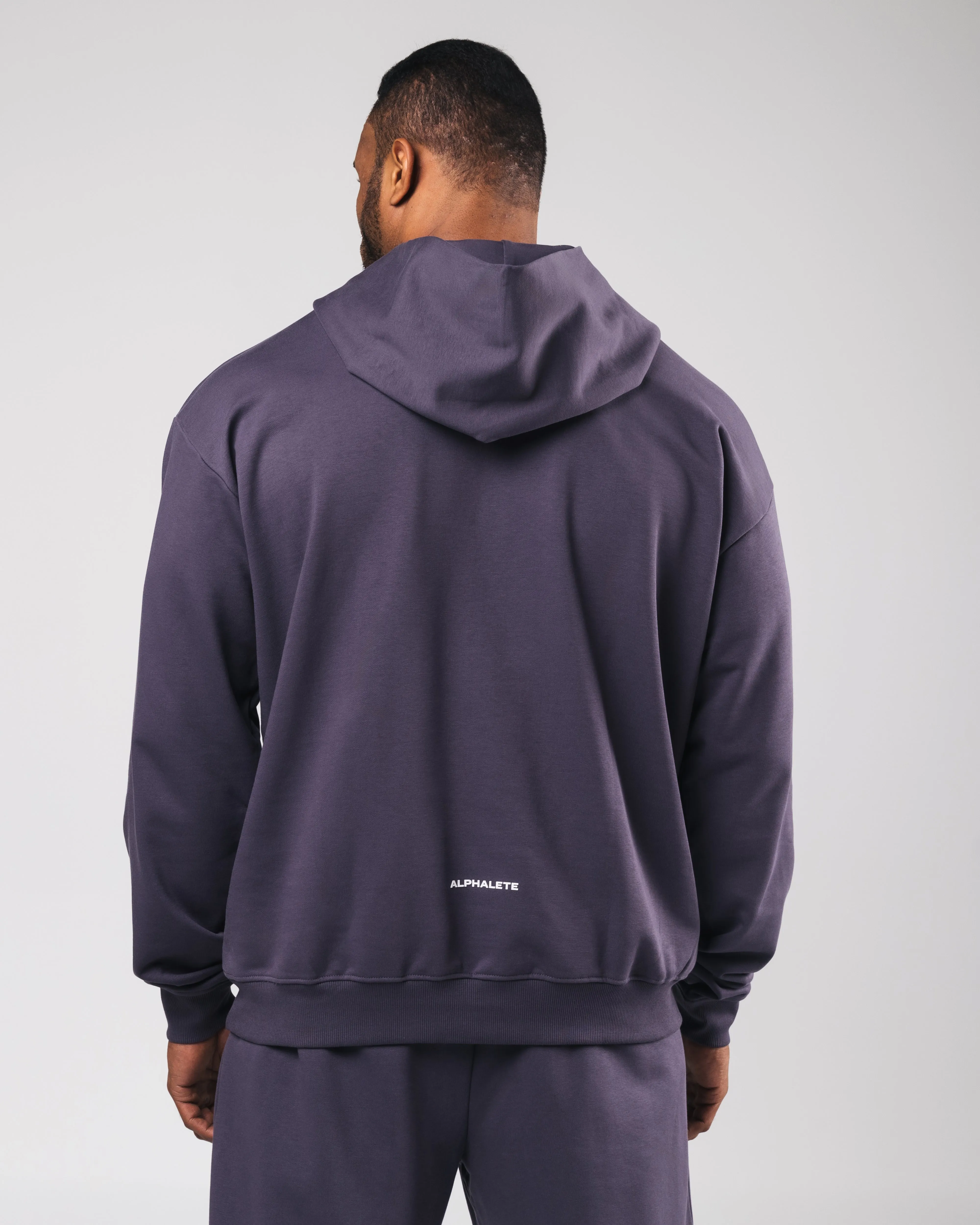 Three Pillar Heavyweight Hoodie - Muted Purple Alphalete Athletics
