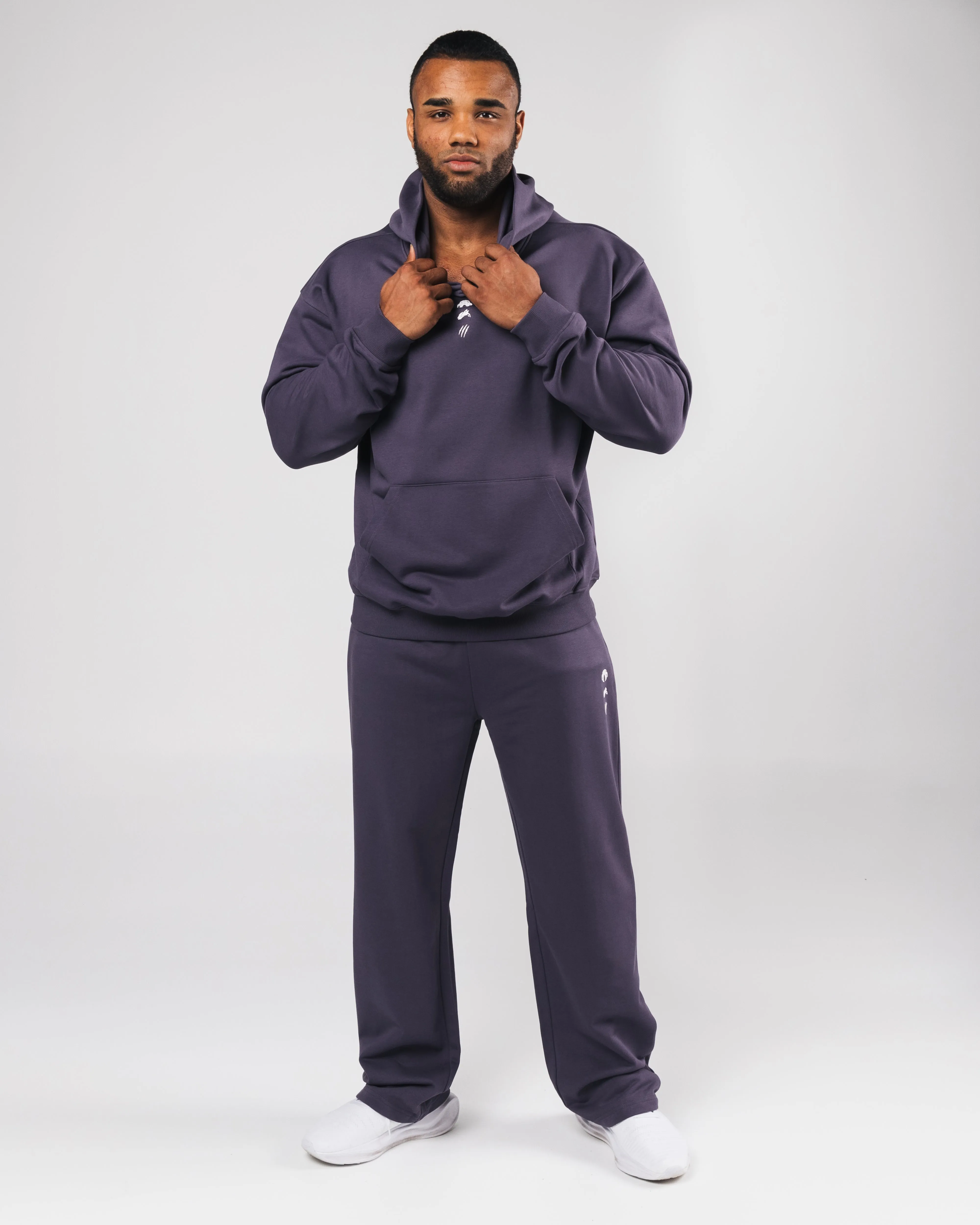 Three Pillar Heavyweight Hoodie - Muted Purple Alphalete Athletics