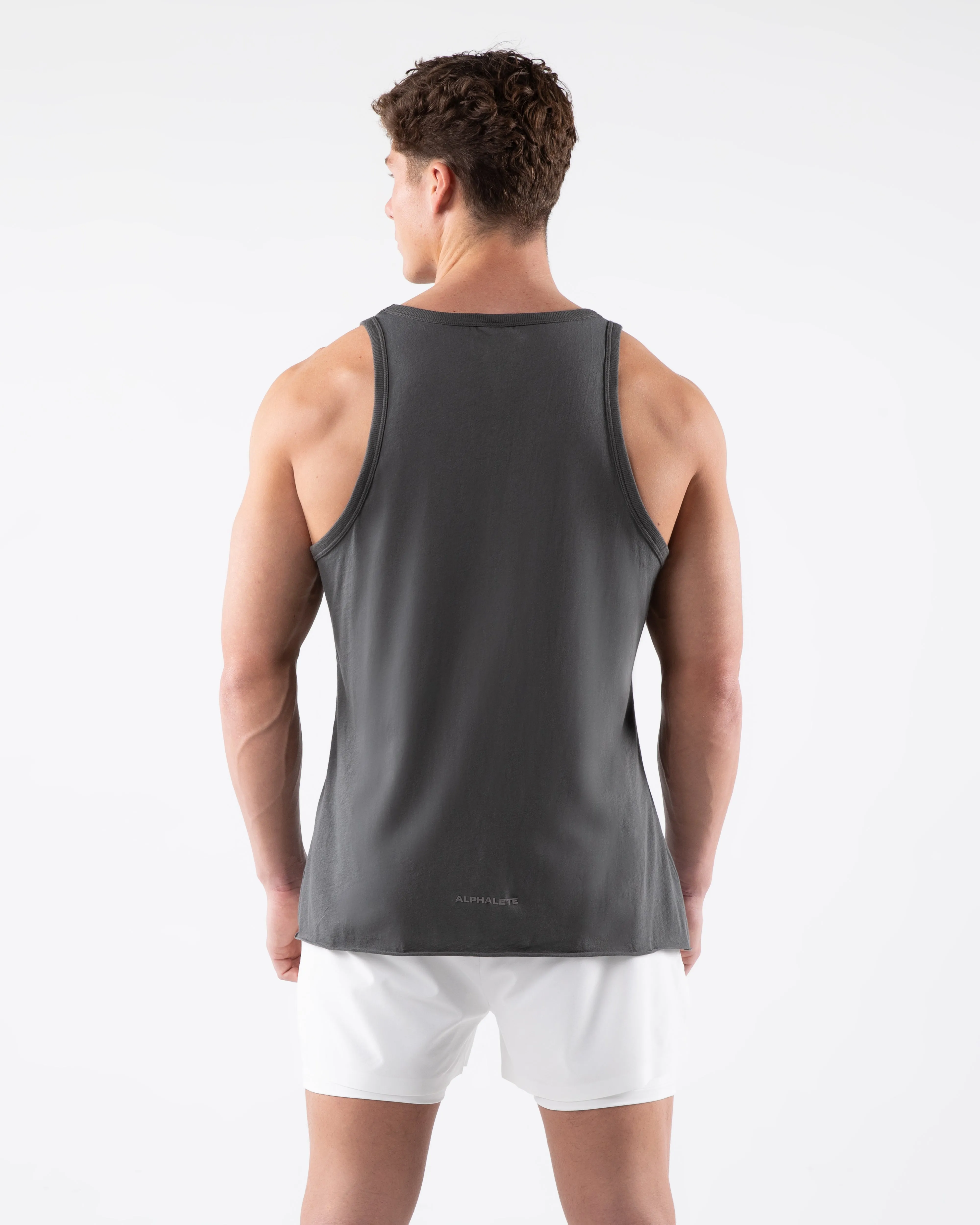Three Pillar Tank - Pewter Alphalete Athletics