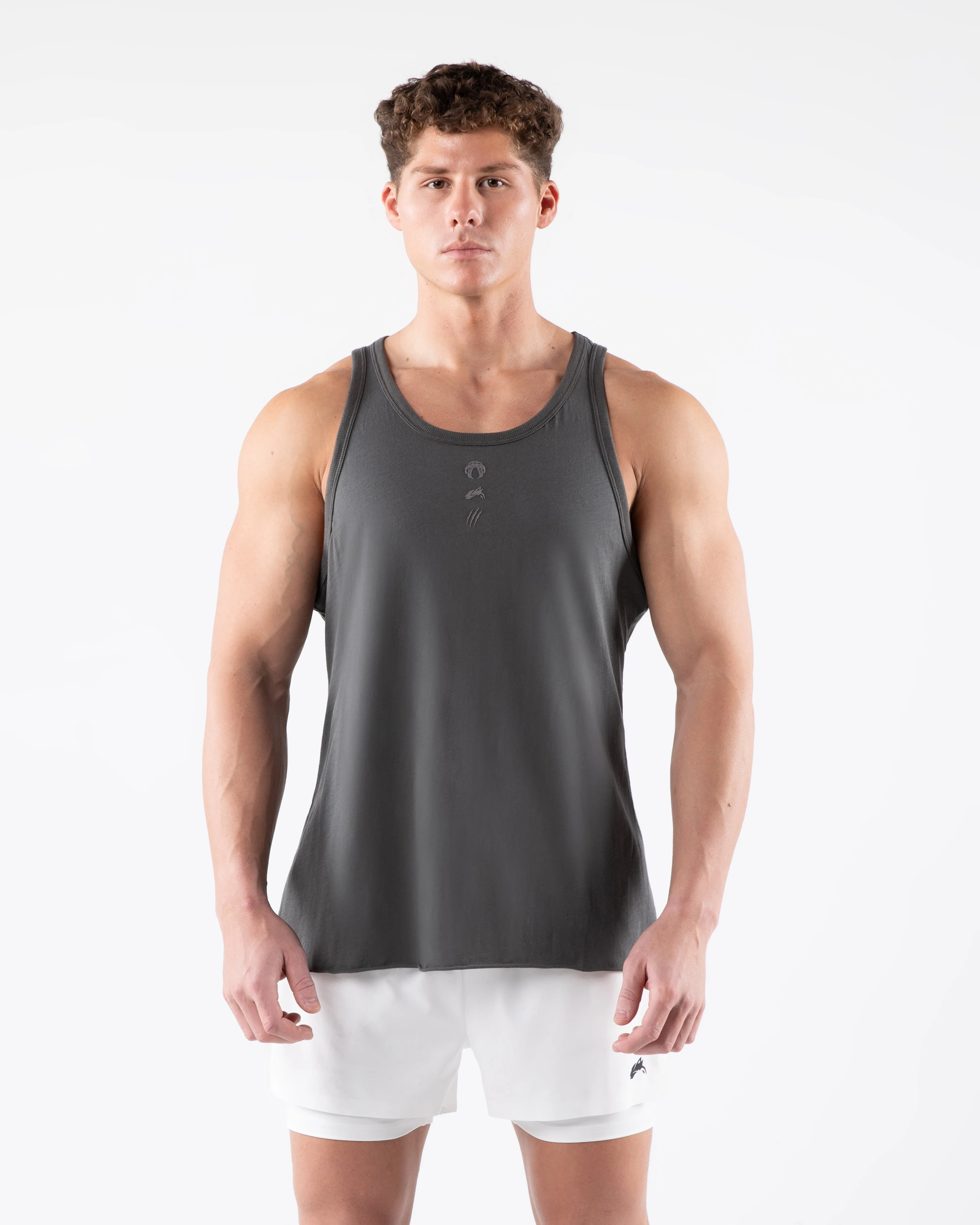 Three Pillar Tank - Pewter Alphalete Athletics