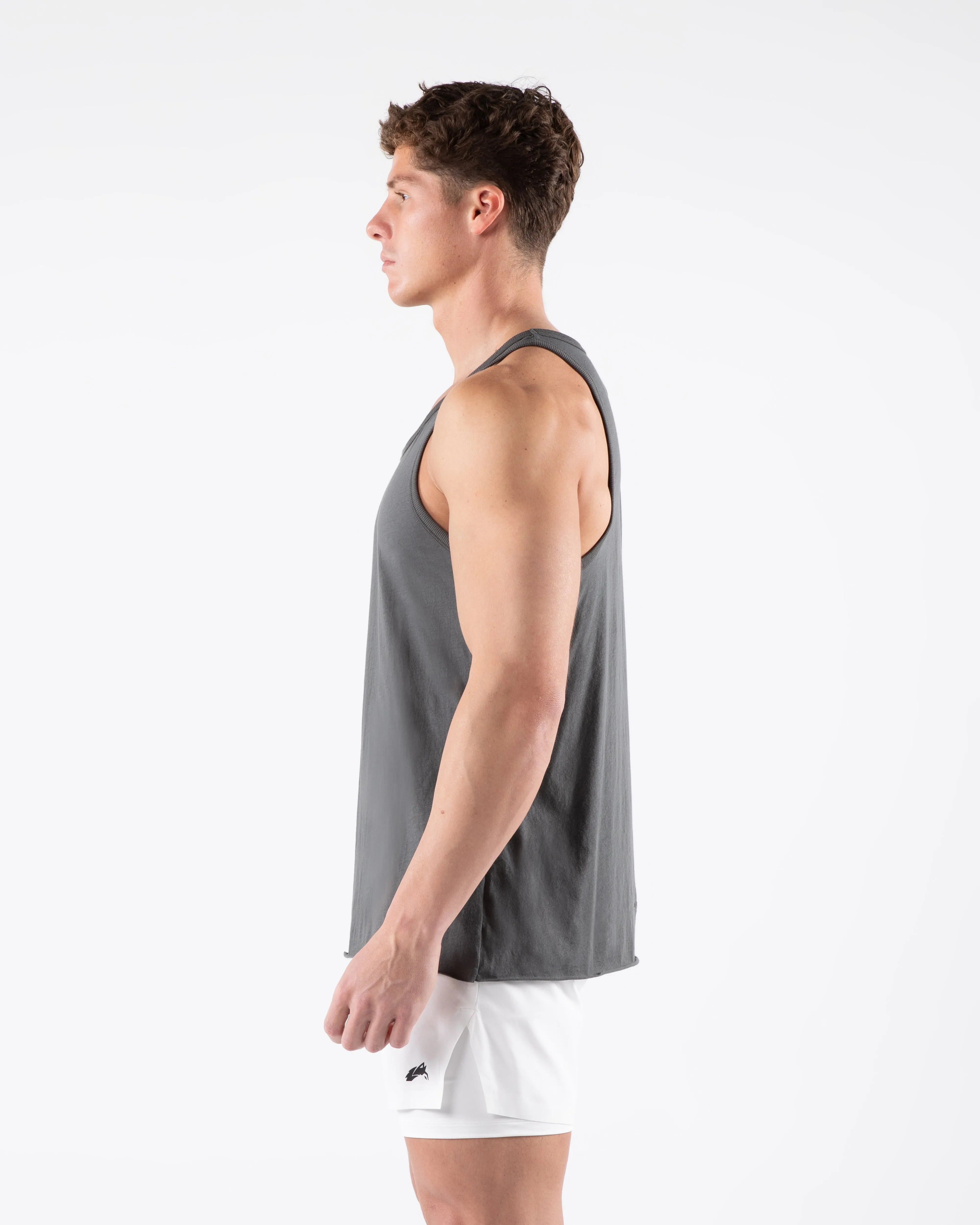 Three Pillar Tank - Pewter Alphalete Athletics