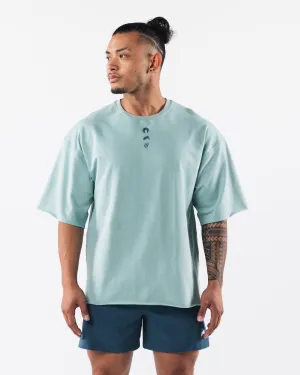 Three Pillar Terry Tee - Celestial Blue Alphalete Athletics