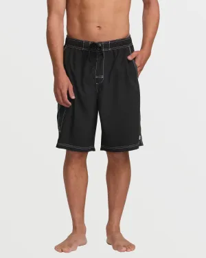 Throw On Laybacks 21" Trunks - Black Billabong