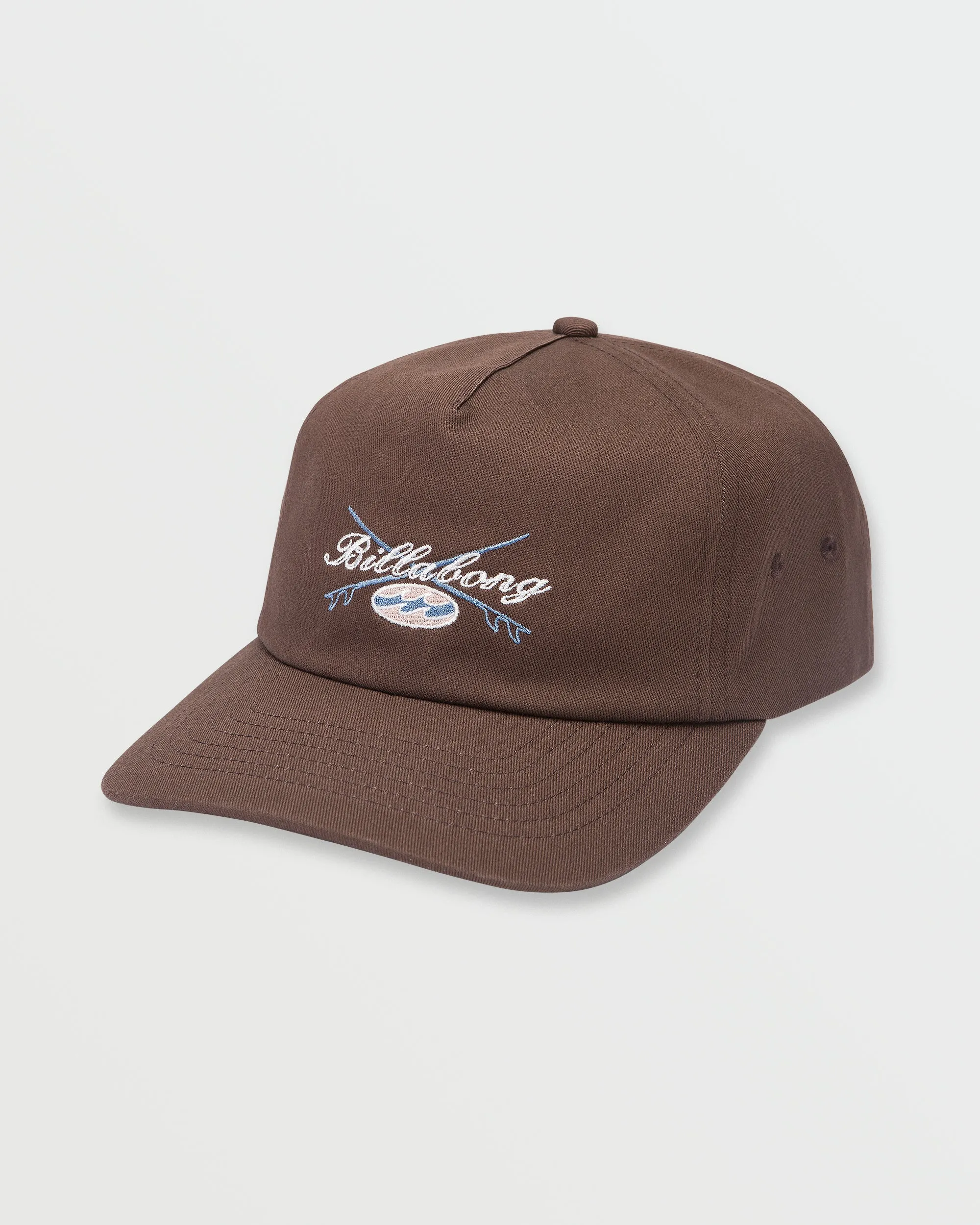 Throwback Strapback Hat - Brown Billabong
