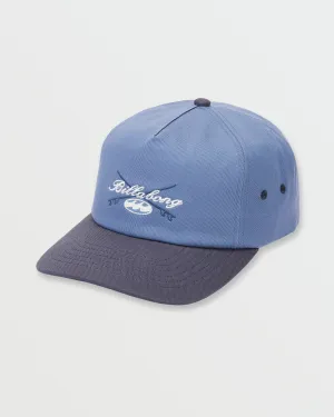 Throwback Strapback Hat - Carolina Blue Billabong