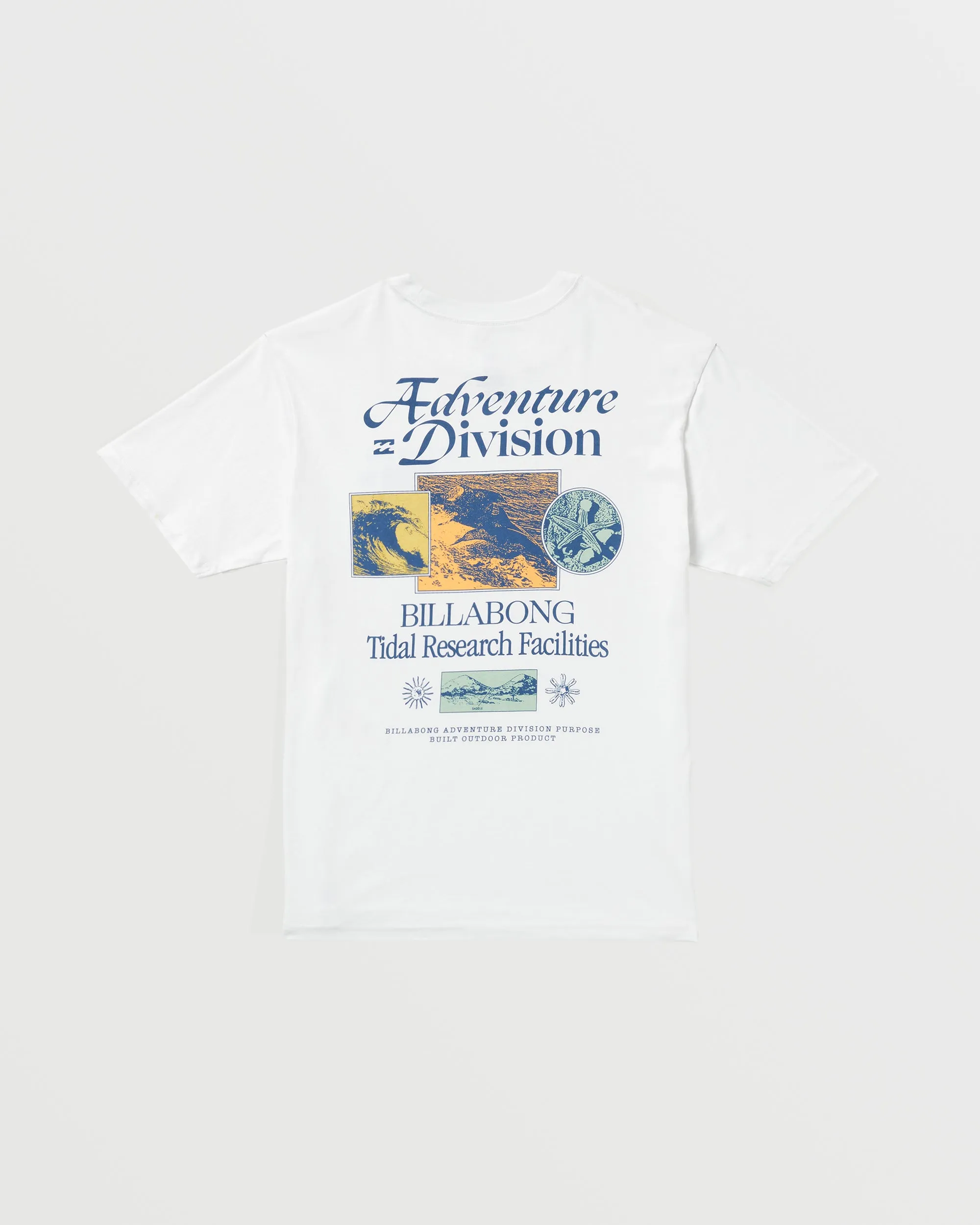 Tidel Research A/Div Tee - White Billabong