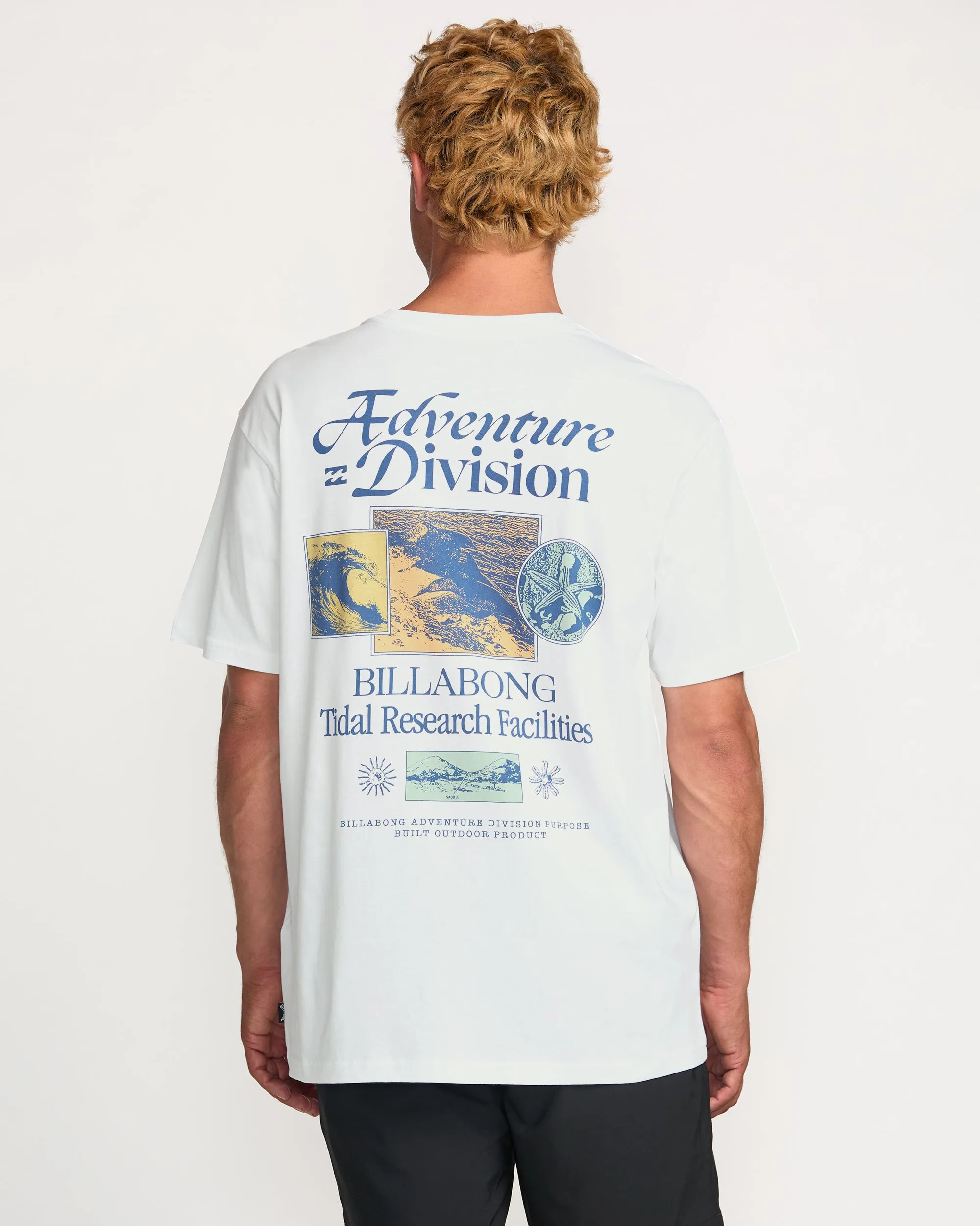 Tidel Research A/Div Tee - White Billabong