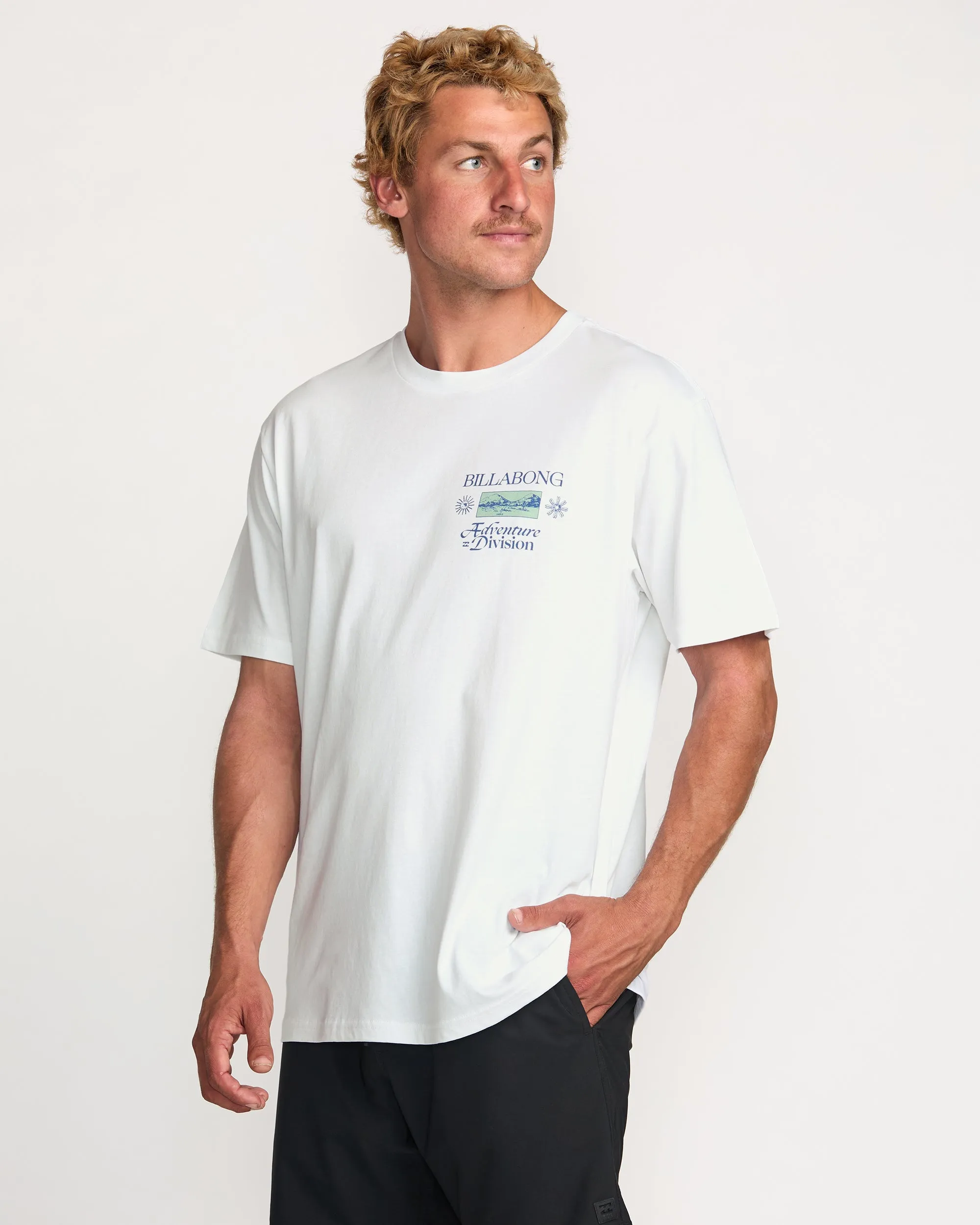 Tidel Research A/Div Tee - White Billabong