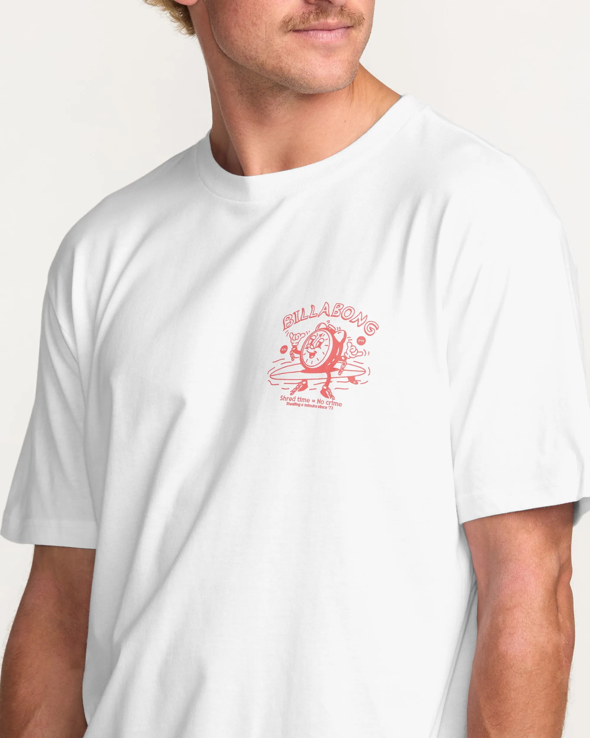 Time Premium Tee - White Billabong