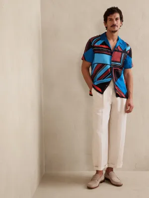 Timm Silk Resort Shirt Banana Republic