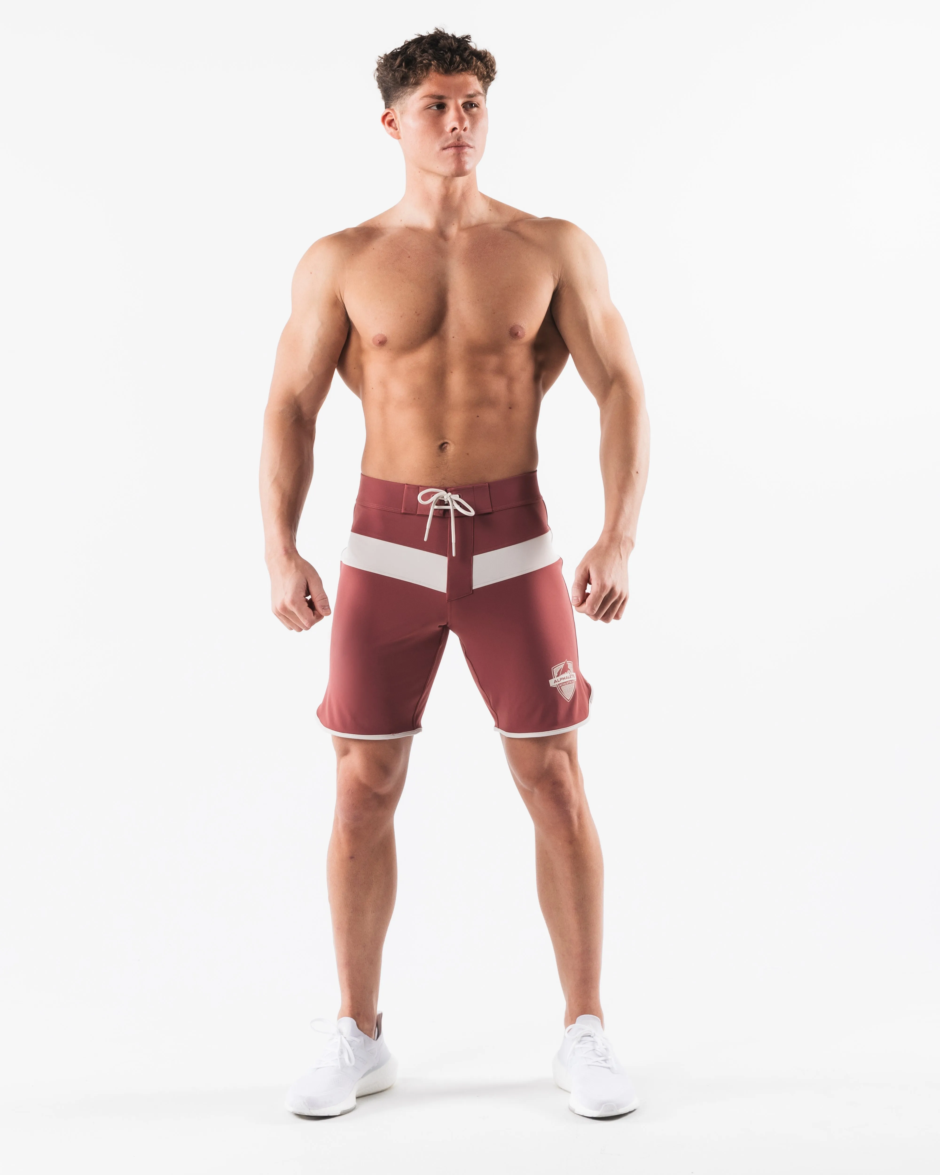 Titan Boardshort - Mauve Taupe Alphalete Athletics