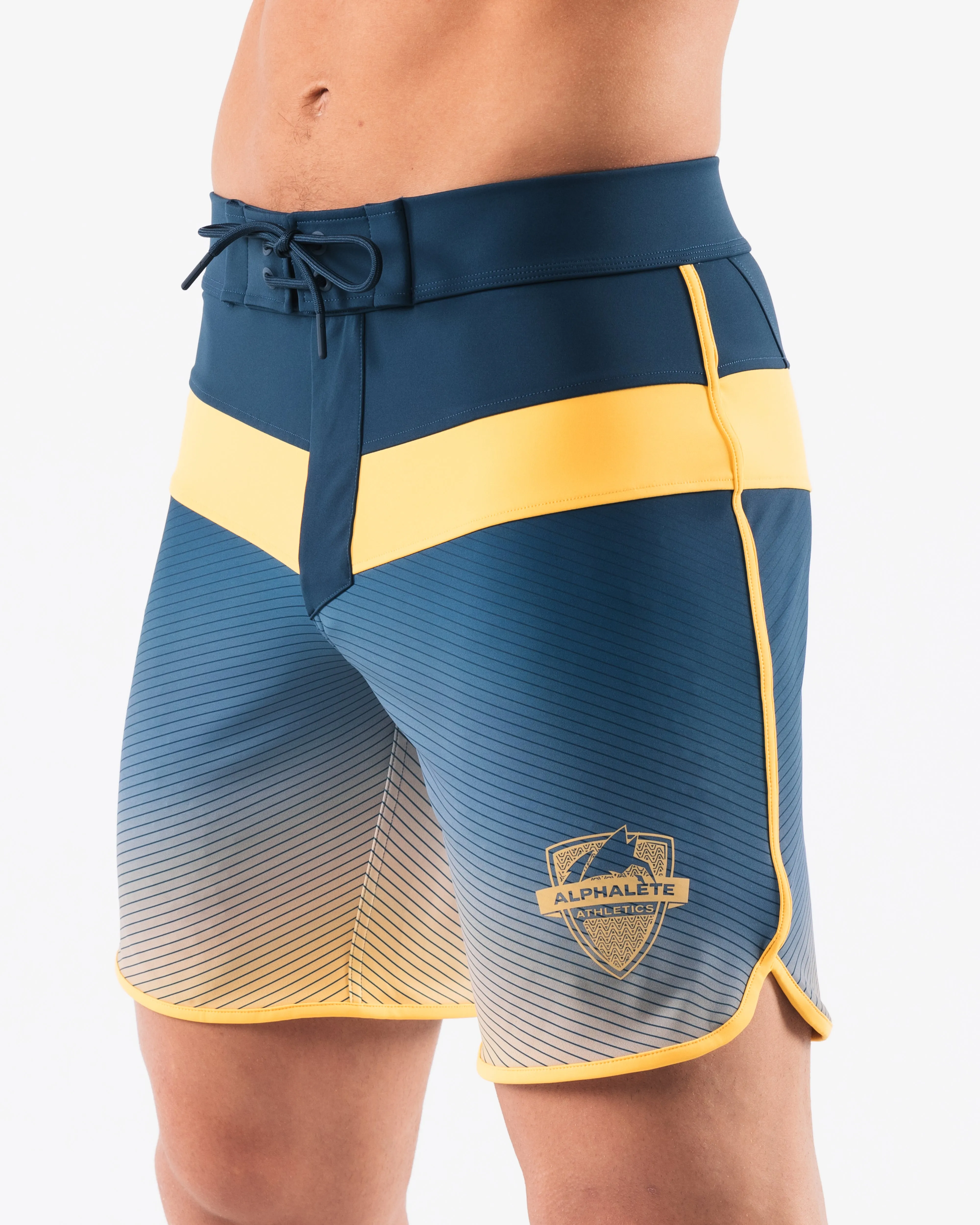 Titan Boardshort - Navy Sunset Alphalete Athletics