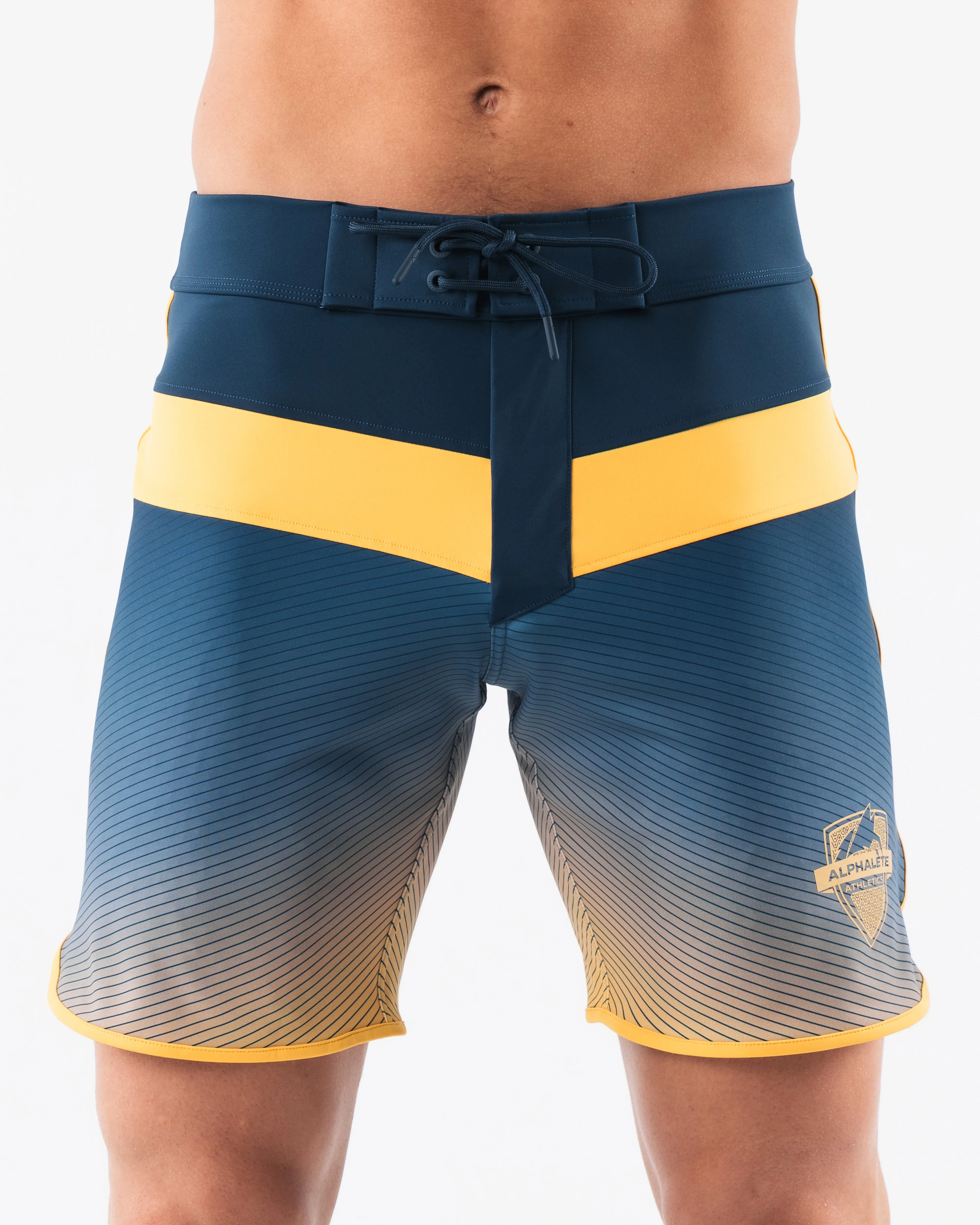 Titan Boardshort - Navy Sunset Alphalete Athletics