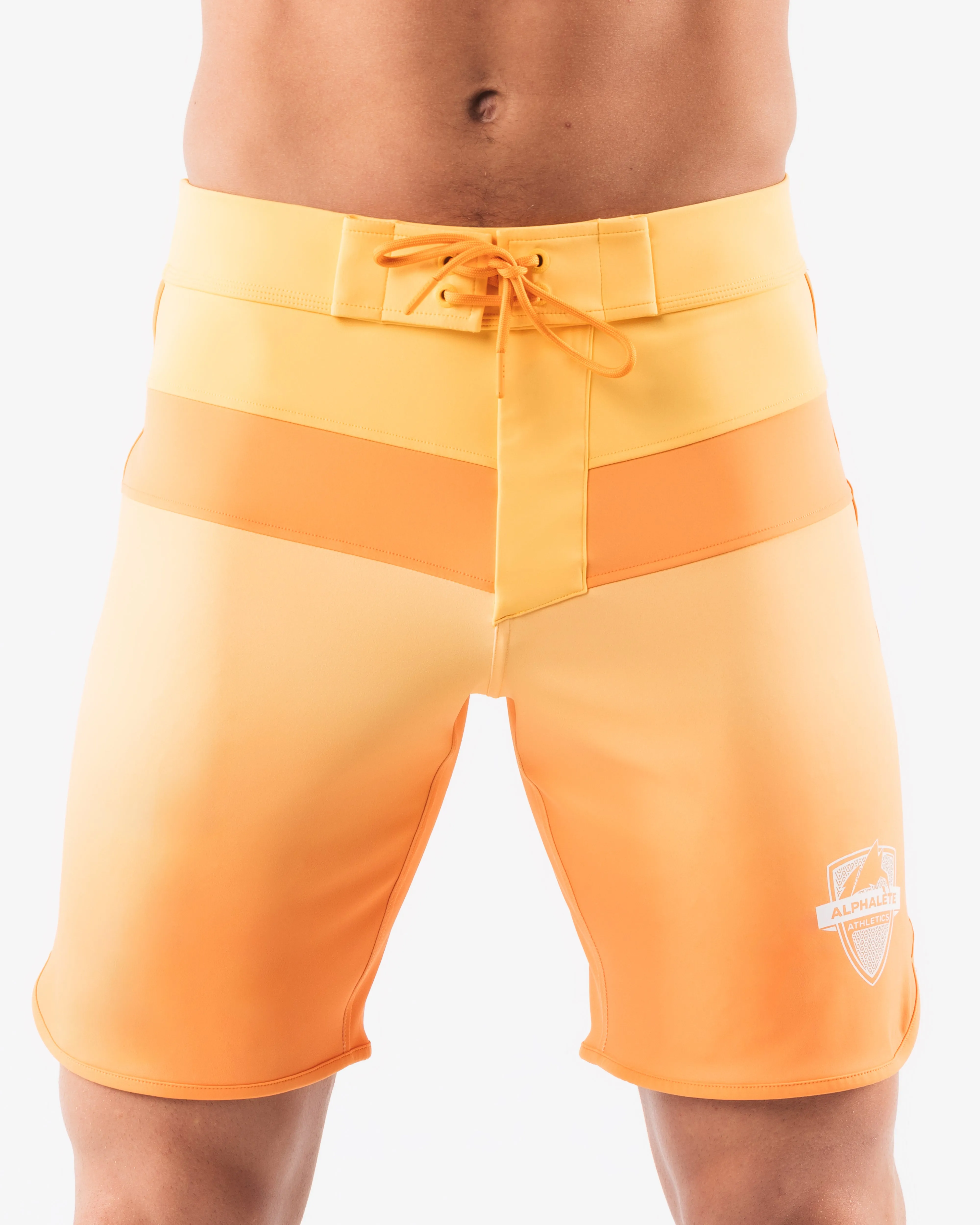 Titan Boardshort - Sunset Yellow Alphalete Athletics