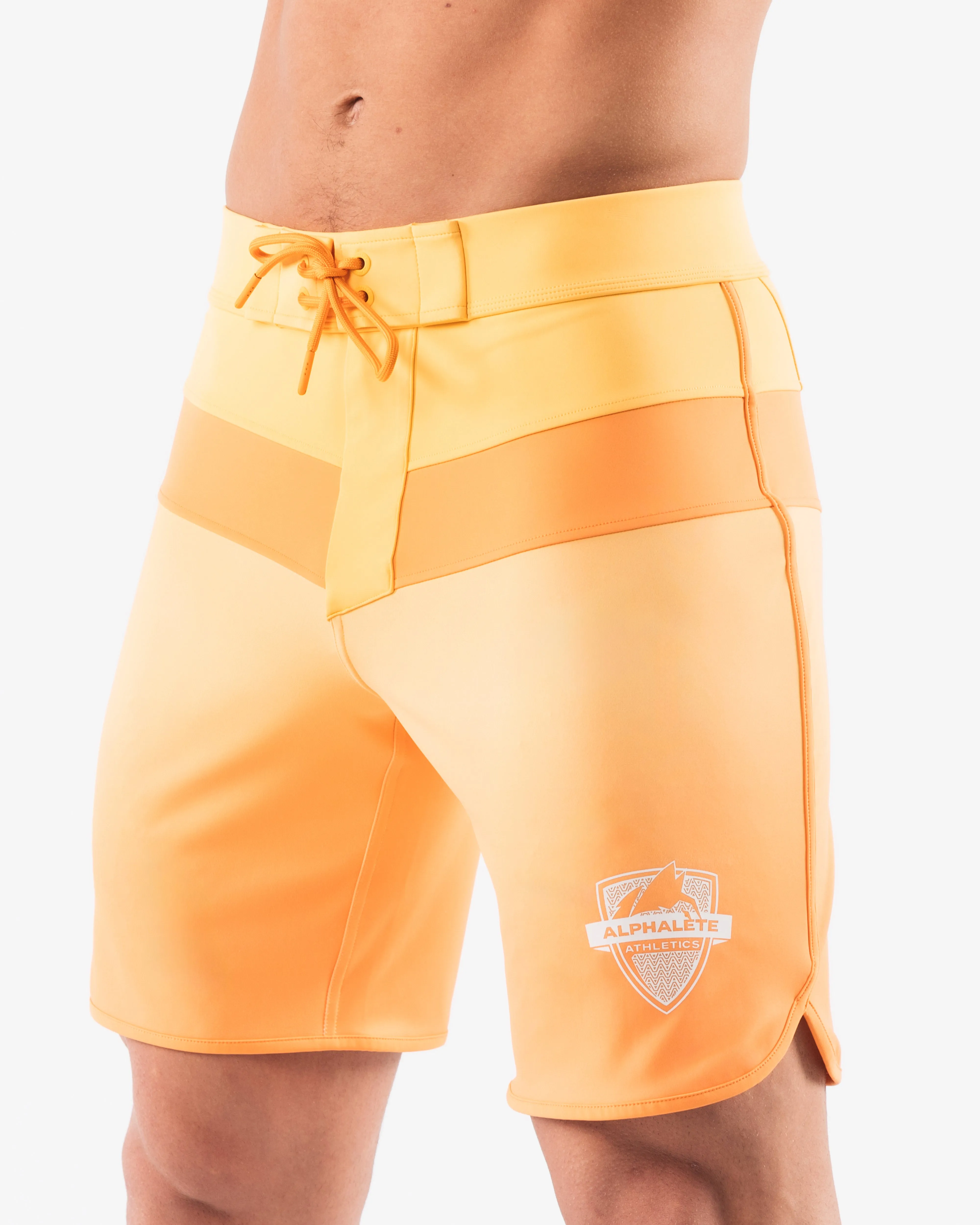 Titan Boardshort - Sunset Yellow Alphalete Athletics