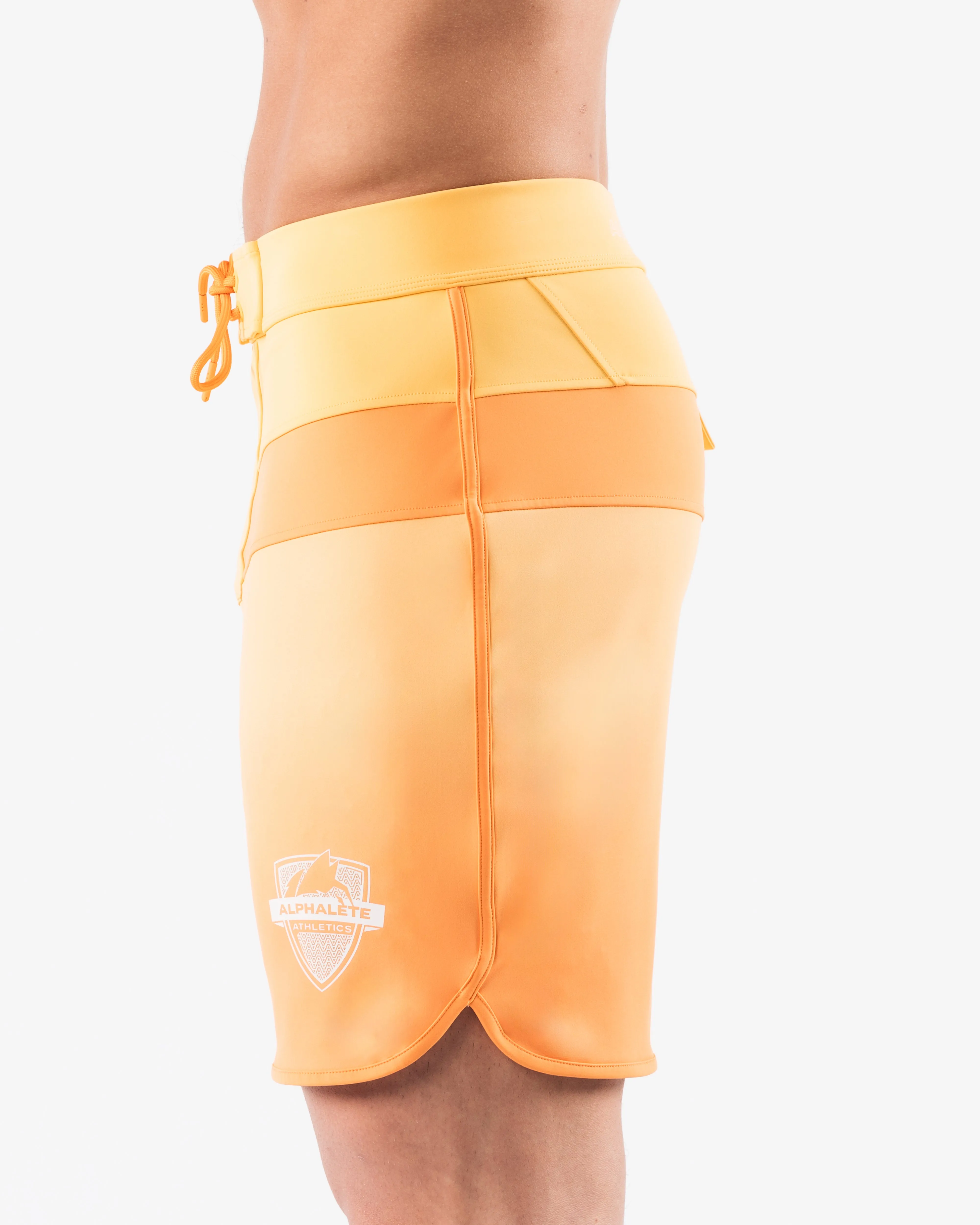 Titan Boardshort - Sunset Yellow Alphalete Athletics