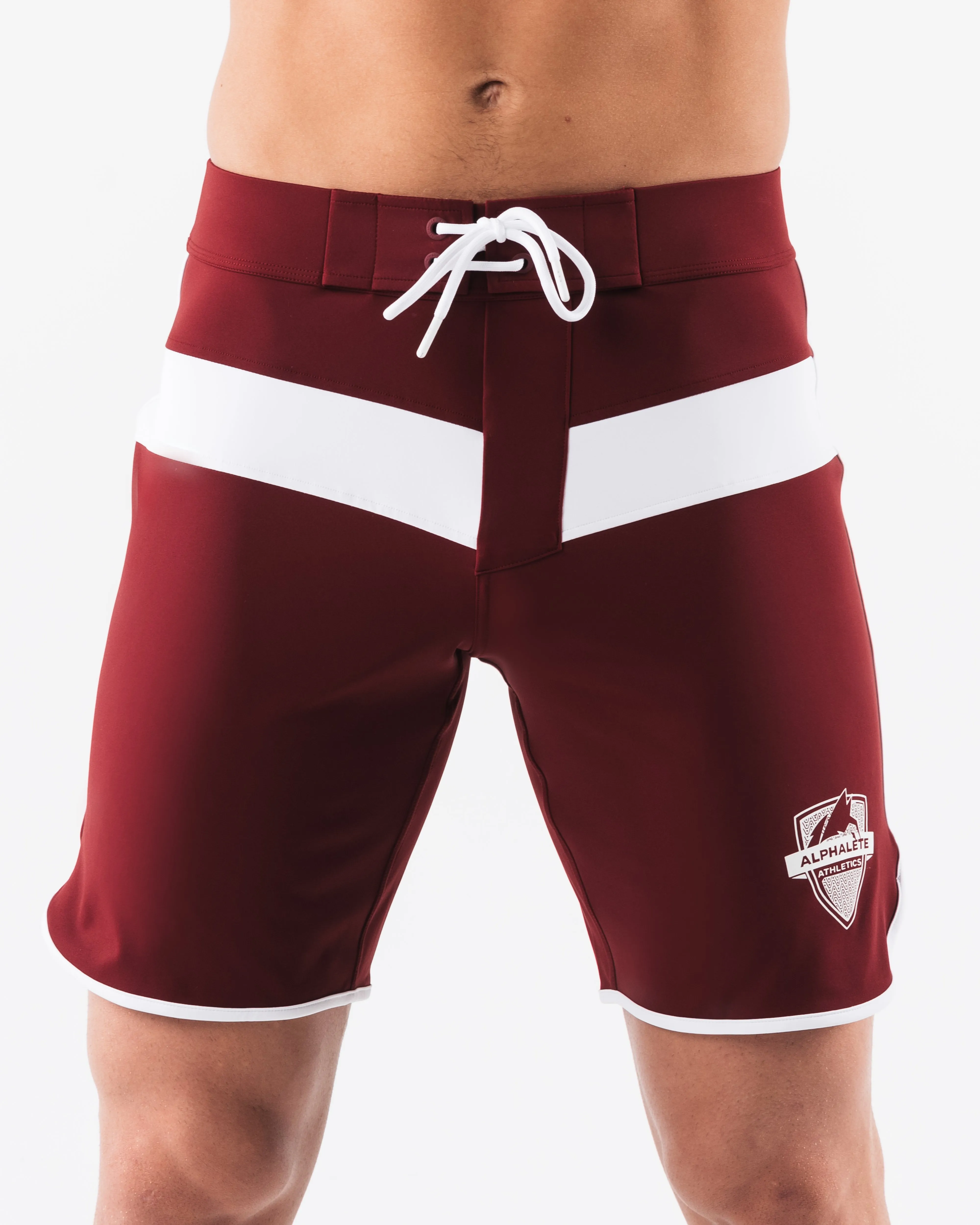 Titan Boardshort - White Merlot Alphalete Athletics