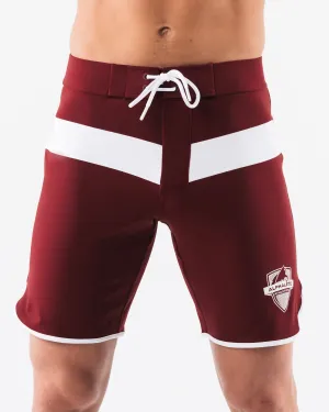 Titan Boardshort - White Merlot Alphalete Athletics
