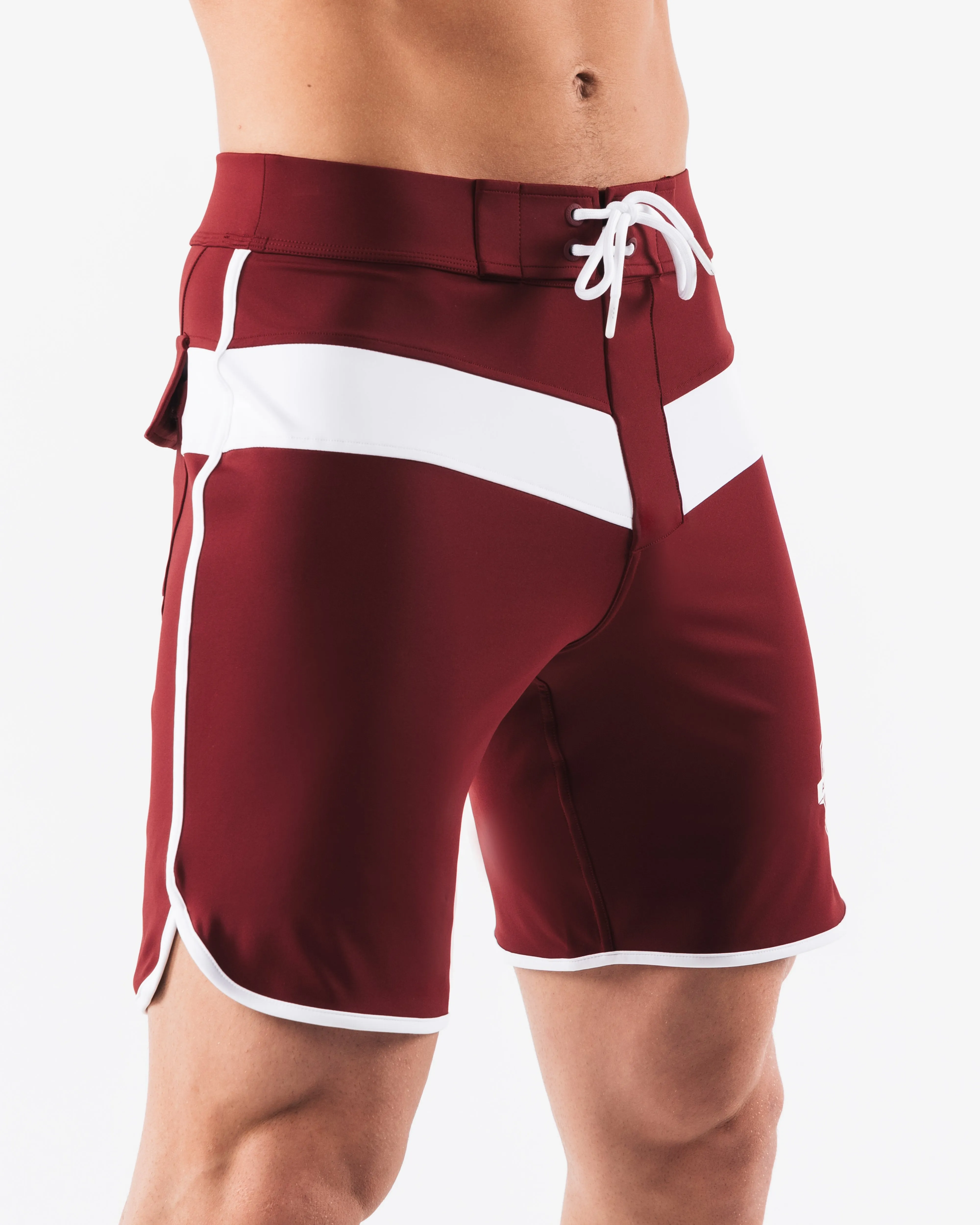 Titan Boardshort - White Merlot Alphalete Athletics