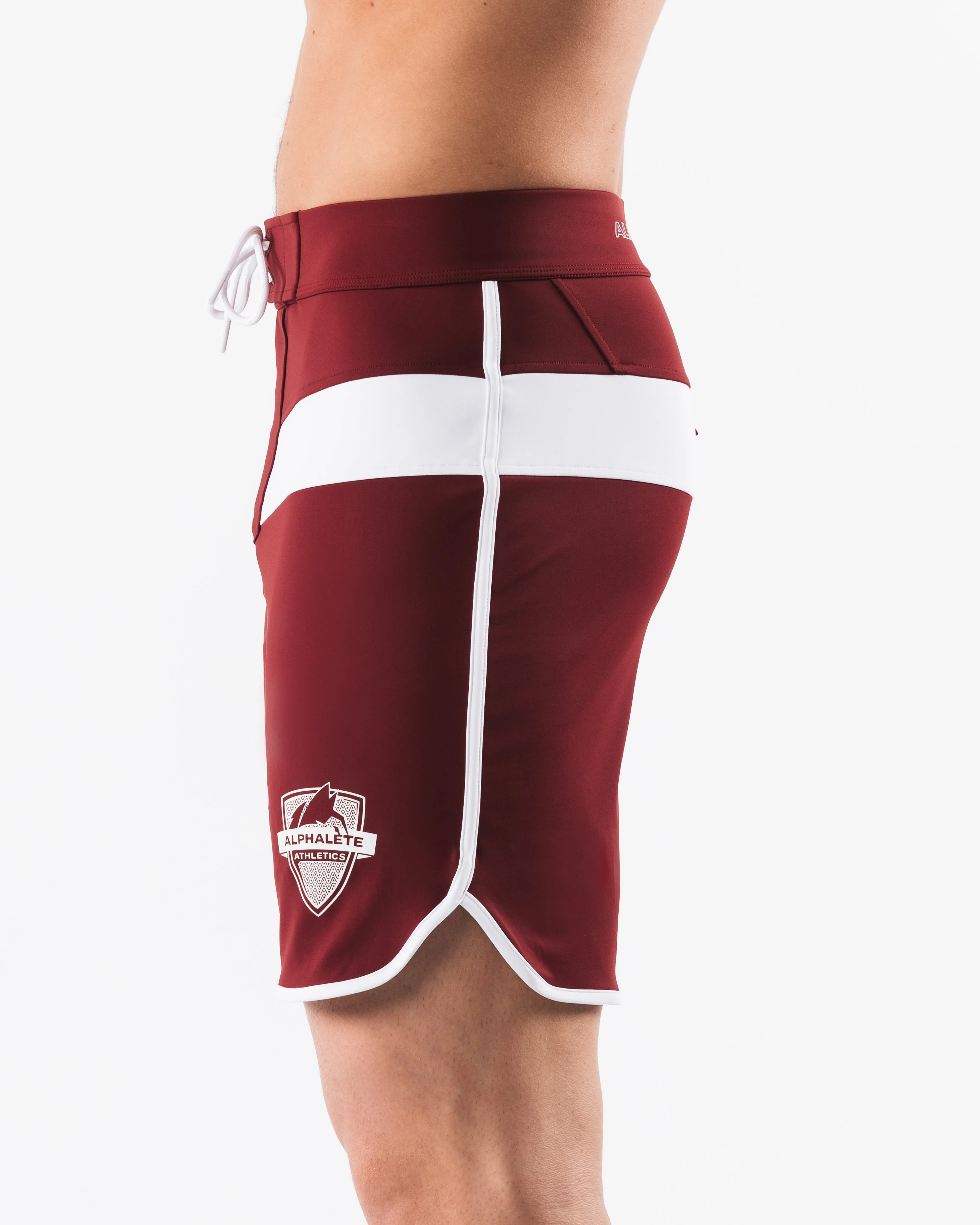 Titan Boardshort - White Merlot Alphalete Athletics