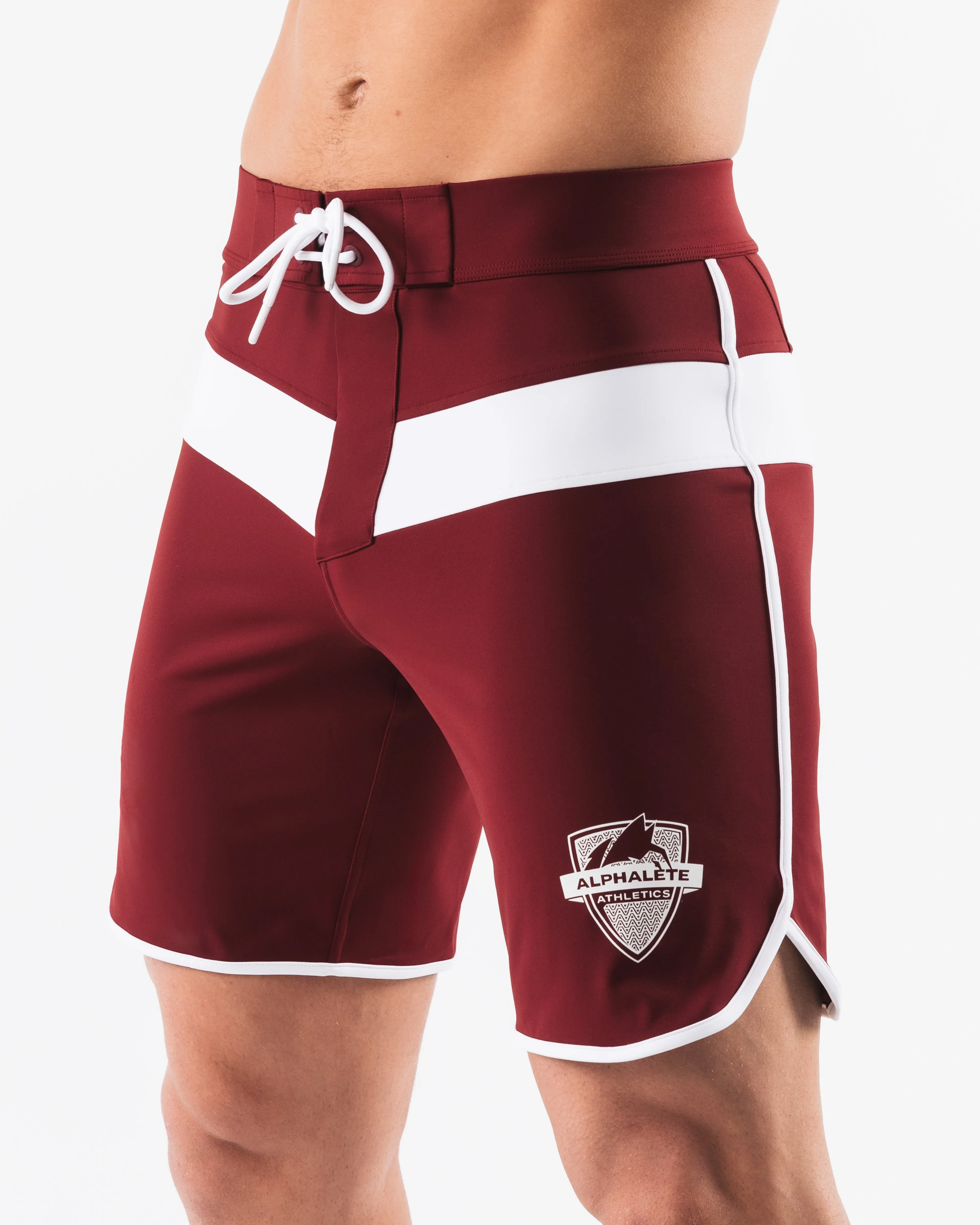 Titan Boardshort - White Merlot Alphalete Athletics